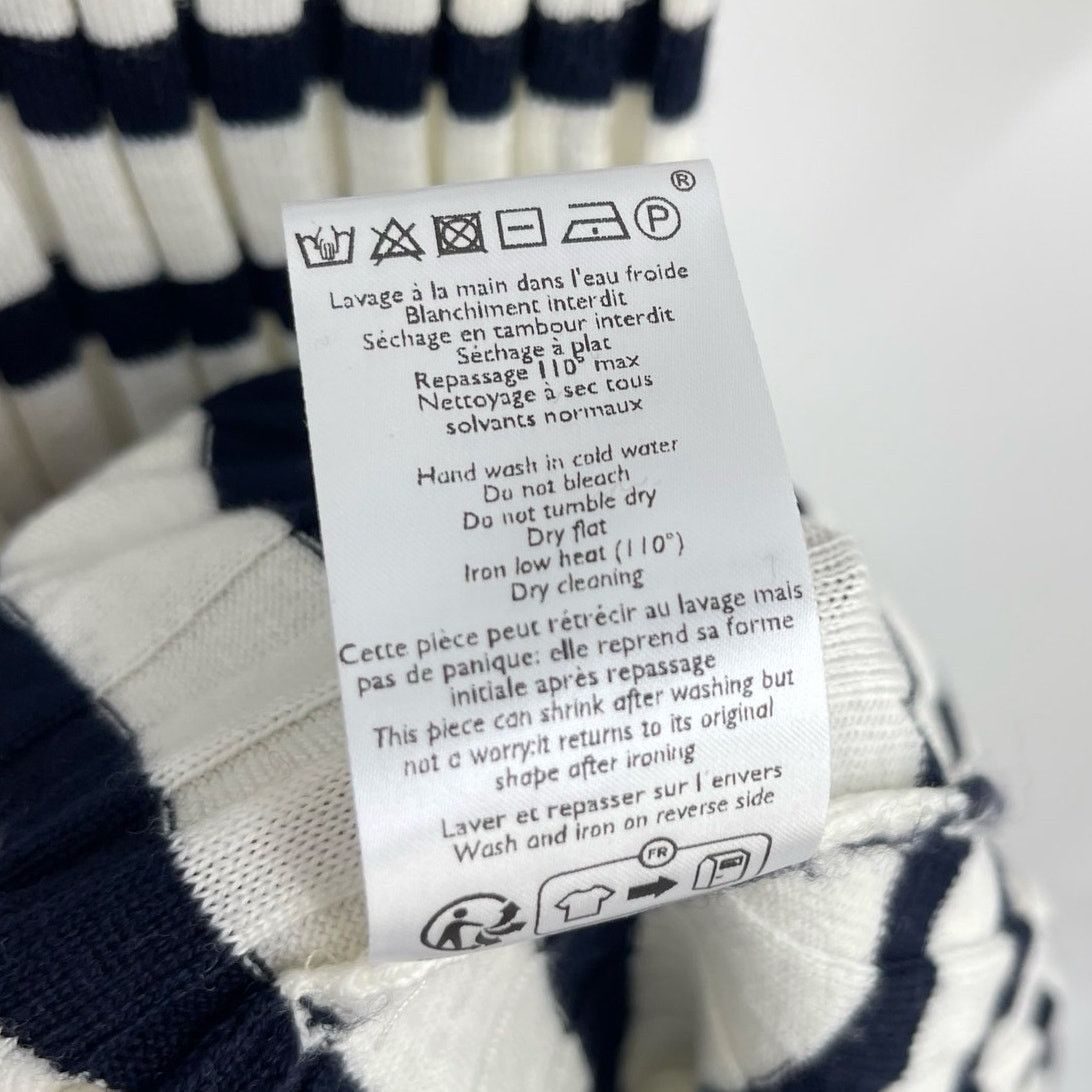 Sezane Sezane | Katrina Dress Ecru Navy Striped Sweater Dress XL Size XL / US 12-14 / IT 48-50 - 12 Thumbnail