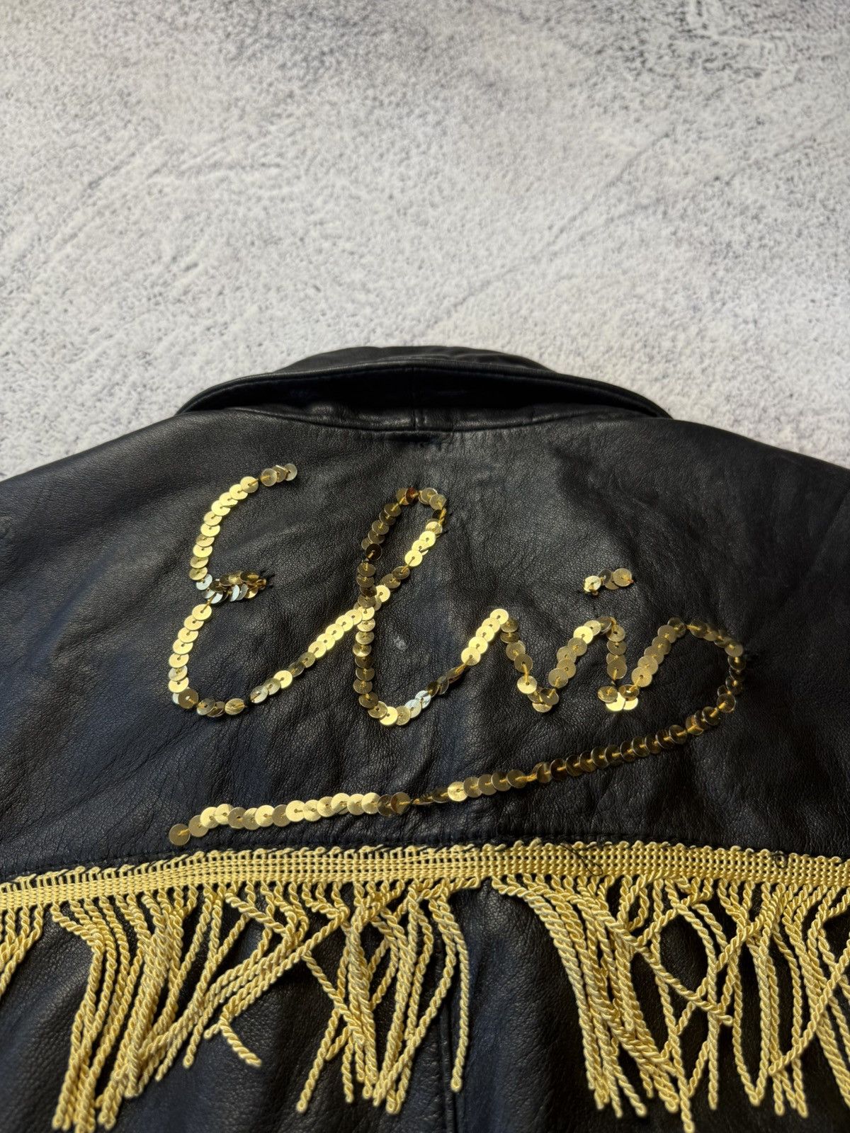 Leather Vintage Real Leather Vest Elvis Y2K Japanese Size US XL / EU 56 / 4 - 25 Thumbnail
