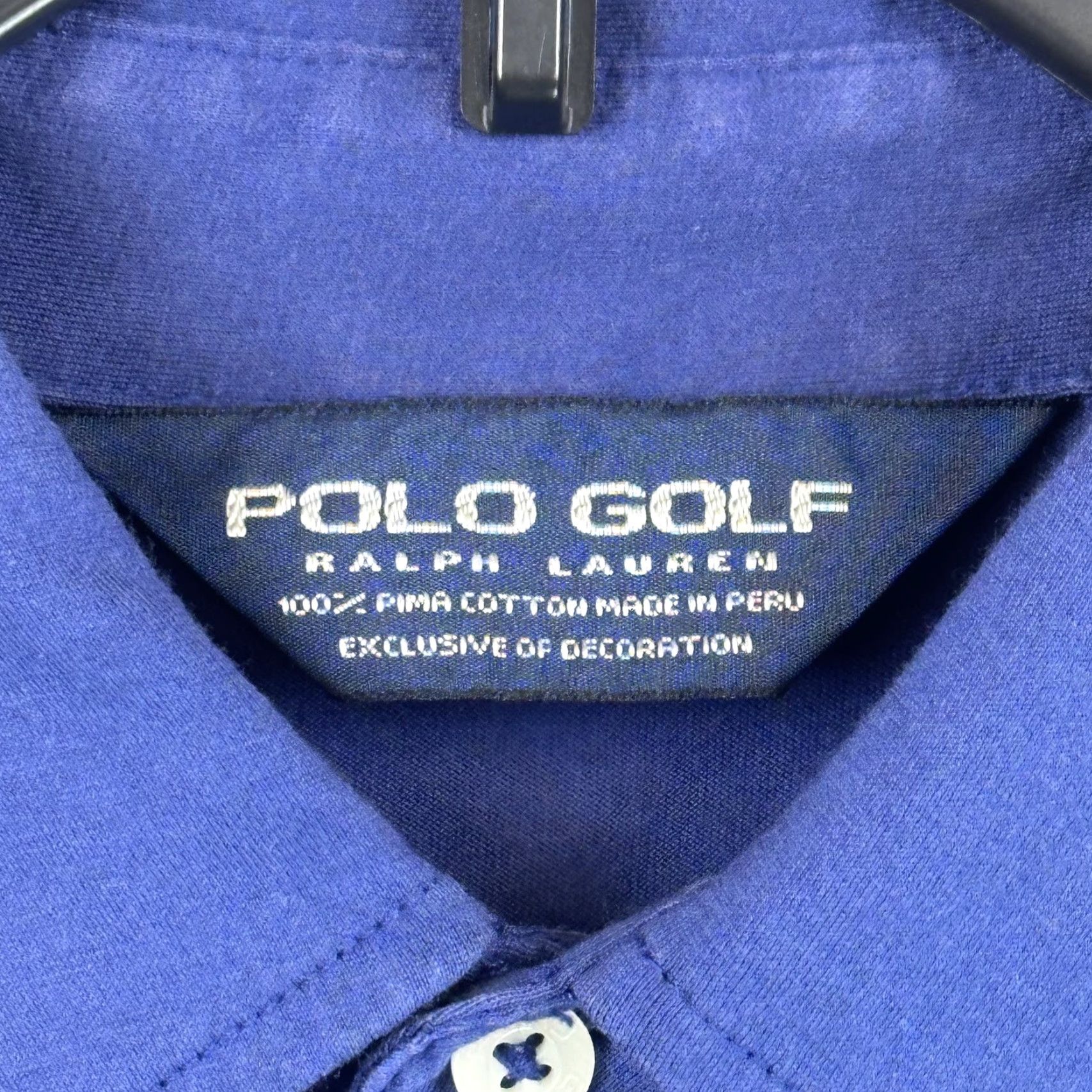 Polo Ralph Lauren Polo Golf Ralph Lauren Polo Shirt Mens XL Blue Golf Classic Solid Cotton Short Sleeve Casual Shirt Size US XL / EU 56 / 4 - 5 Thumbnail