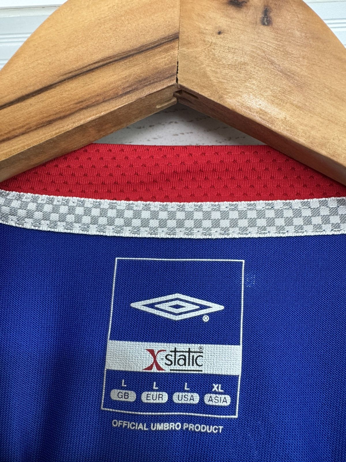 Umbro × Vintage Vintage Glasgow Rangers 2008-2009 Soccer Jersey Football Kit Size US L / EU 52-54 / 3 - 10 Thumbnail