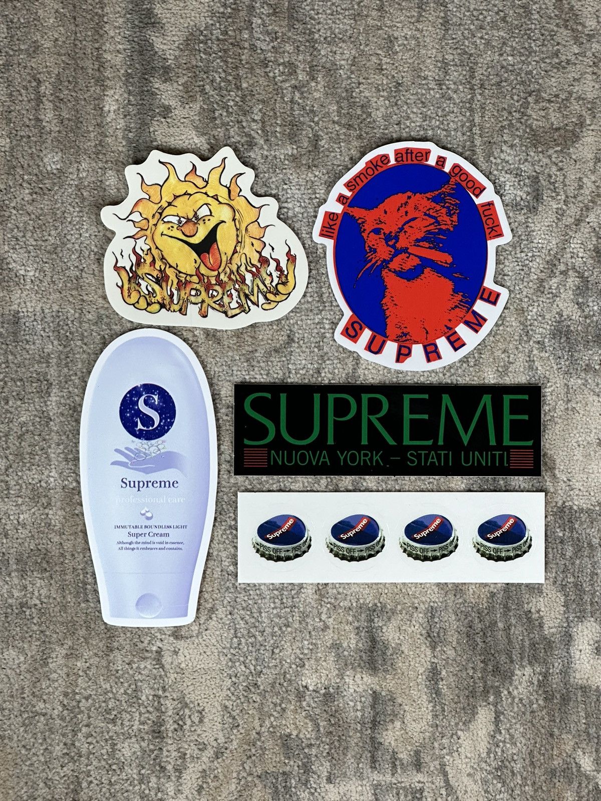 Supreme 5x Supreme Stickers Lot Size ONE SIZE - 1 Preview