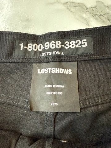 LOSTSHDWS Lost Shdws Denim Jeans (Black/Bone) Size US 34 / EU 50 - 3 Thumbnail