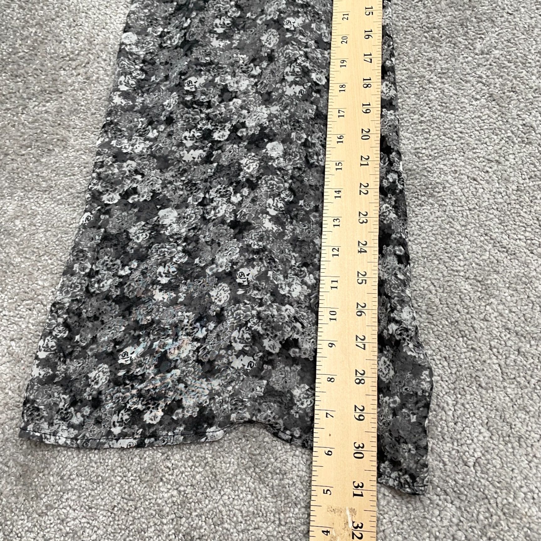 Vintage Belle Dee Jour Jumpsuit XL Black Gray Floral Sleeveless NWT New Womens Size 40" / US 18 - 7 Thumbnail