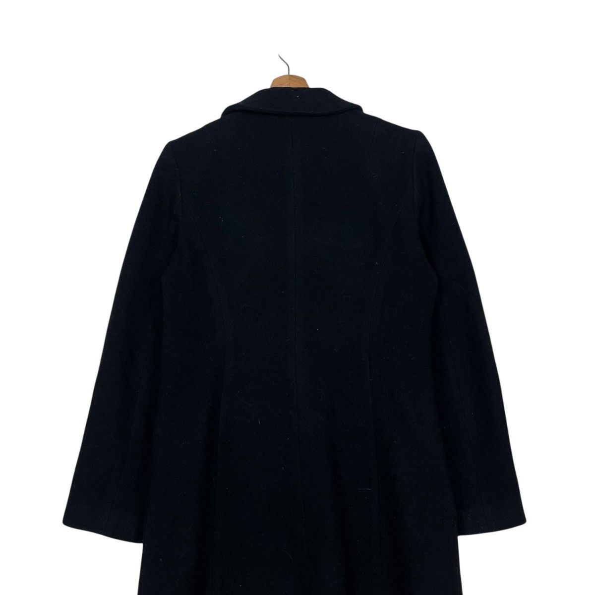 Issey Miyake Issey Miyake x Sunao Kuwahara Black Wool Long Coat Size M / US 6-8 / IT 42-44 - 9 Thumbnail