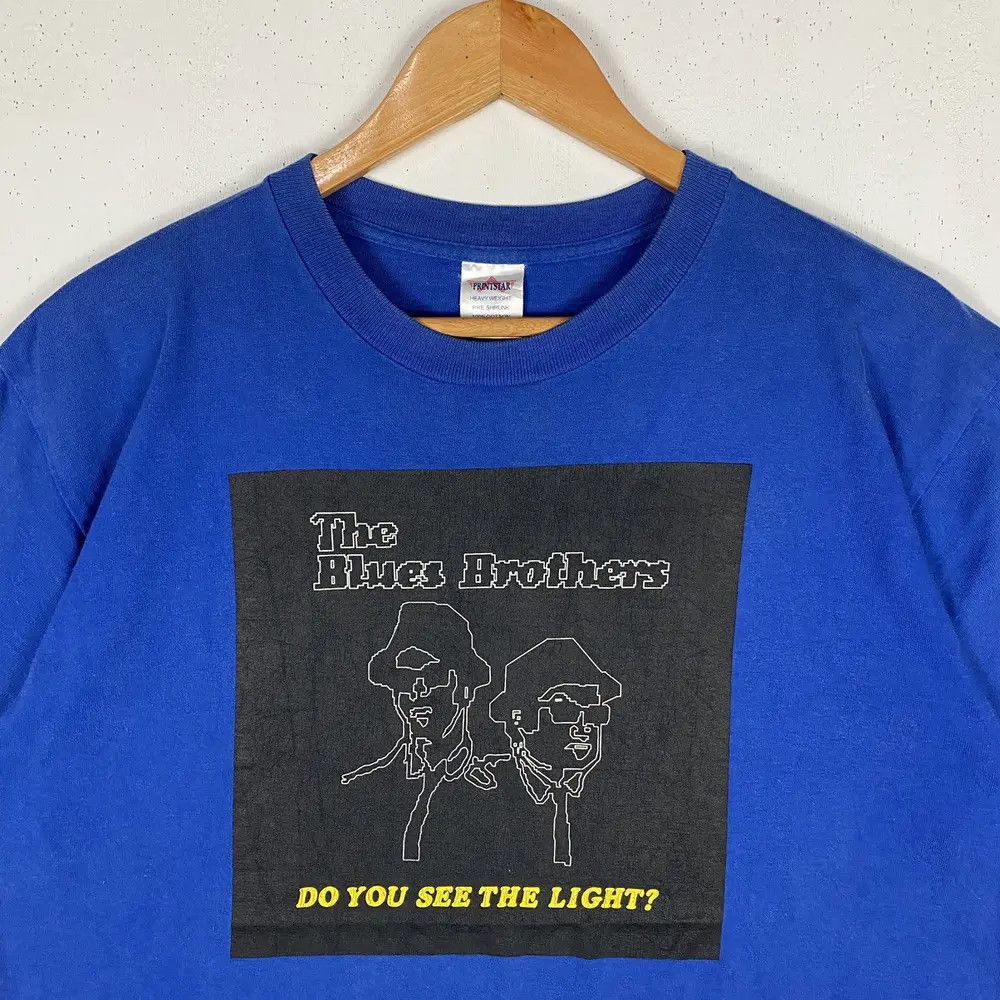 Band Tees VINTAGE THE BLUES BROTHERS DO YOU SEE THE LIGHT BAND TEE Size US L / EU 52-54 / 3 - 3 Thumbnail