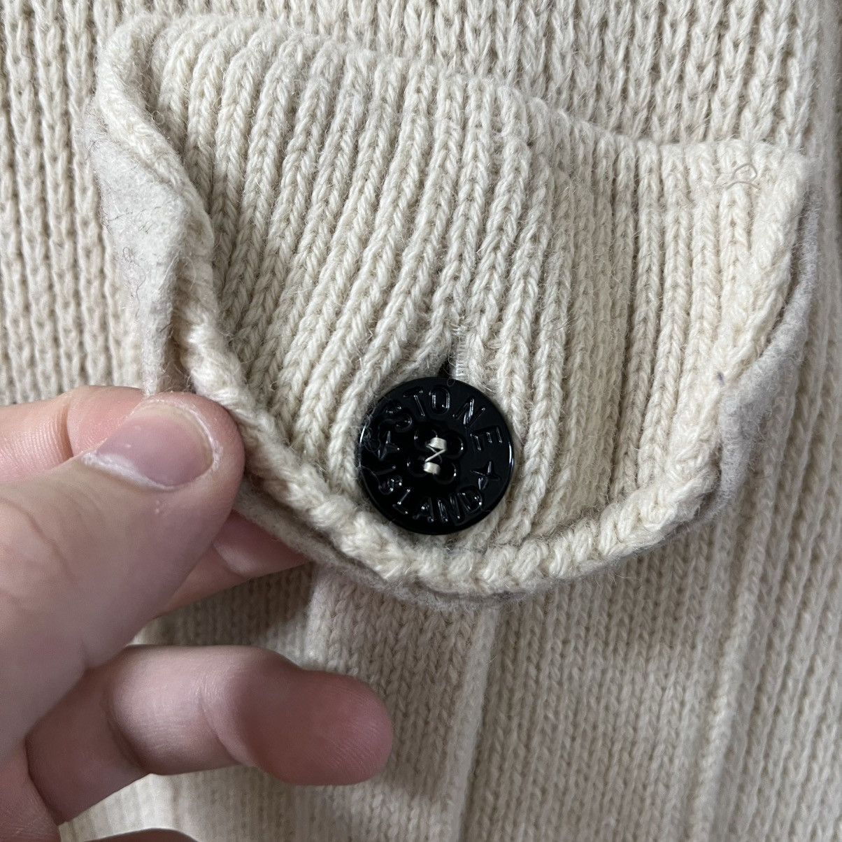 Stone Island Stone Island Cardigan Knit Wool Sweater Jacket Size XL Size US XL / EU 56 / 4 - 7 Thumbnail