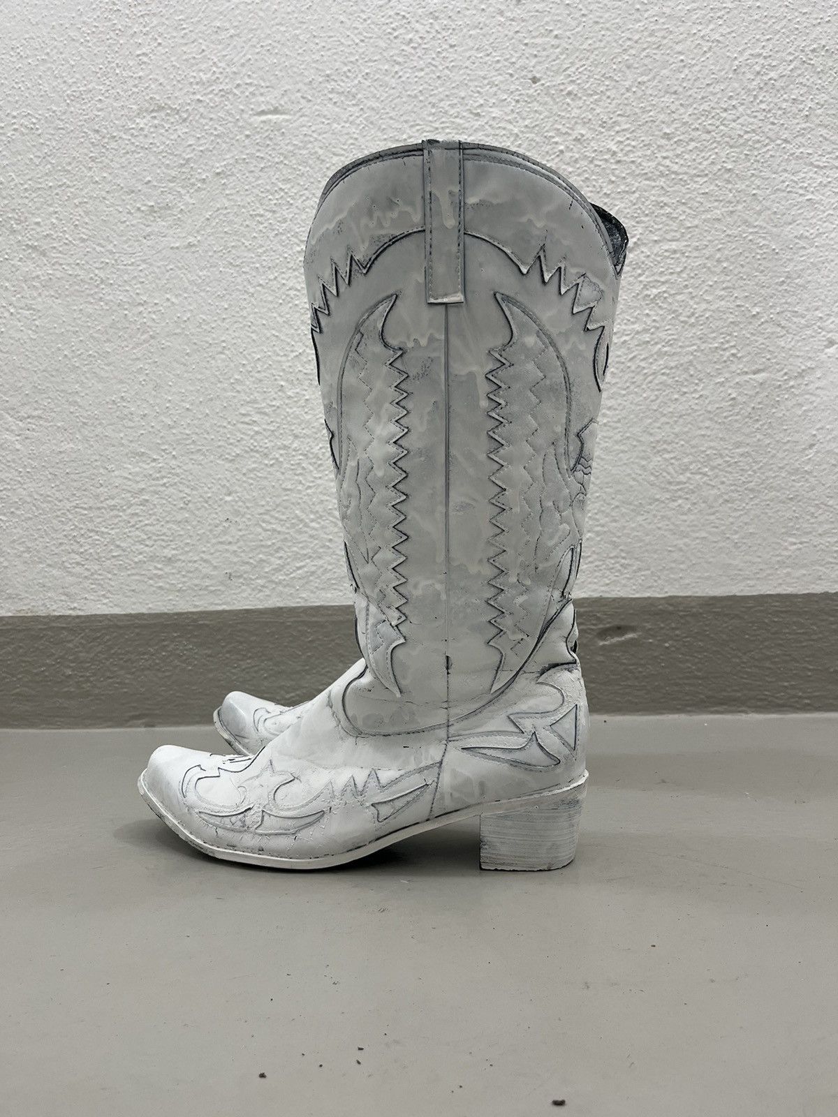 Other White western cowboy boot Size US 11 / EU 44 - 2 Thumbnail