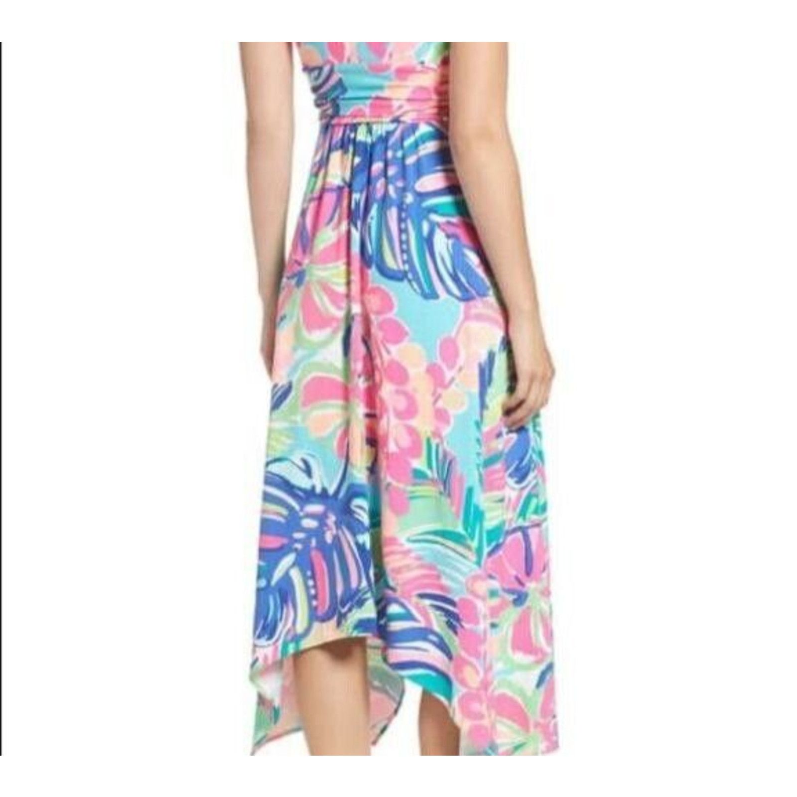 Lilly Pulitzer Lilly Pulitzer Sloan Midi Dress Sleeveless Length XS A000150 Size XS / US 0-2 / IT 36-38 - 3 Thumbnail
