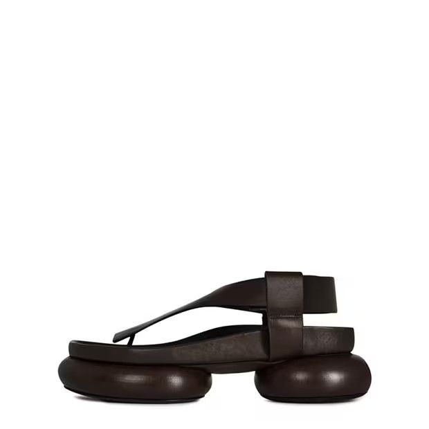 Jil Sander o1g2r1mq1024 Sandals in Brown Size US 7 / IT 37 - 2 Thumbnail