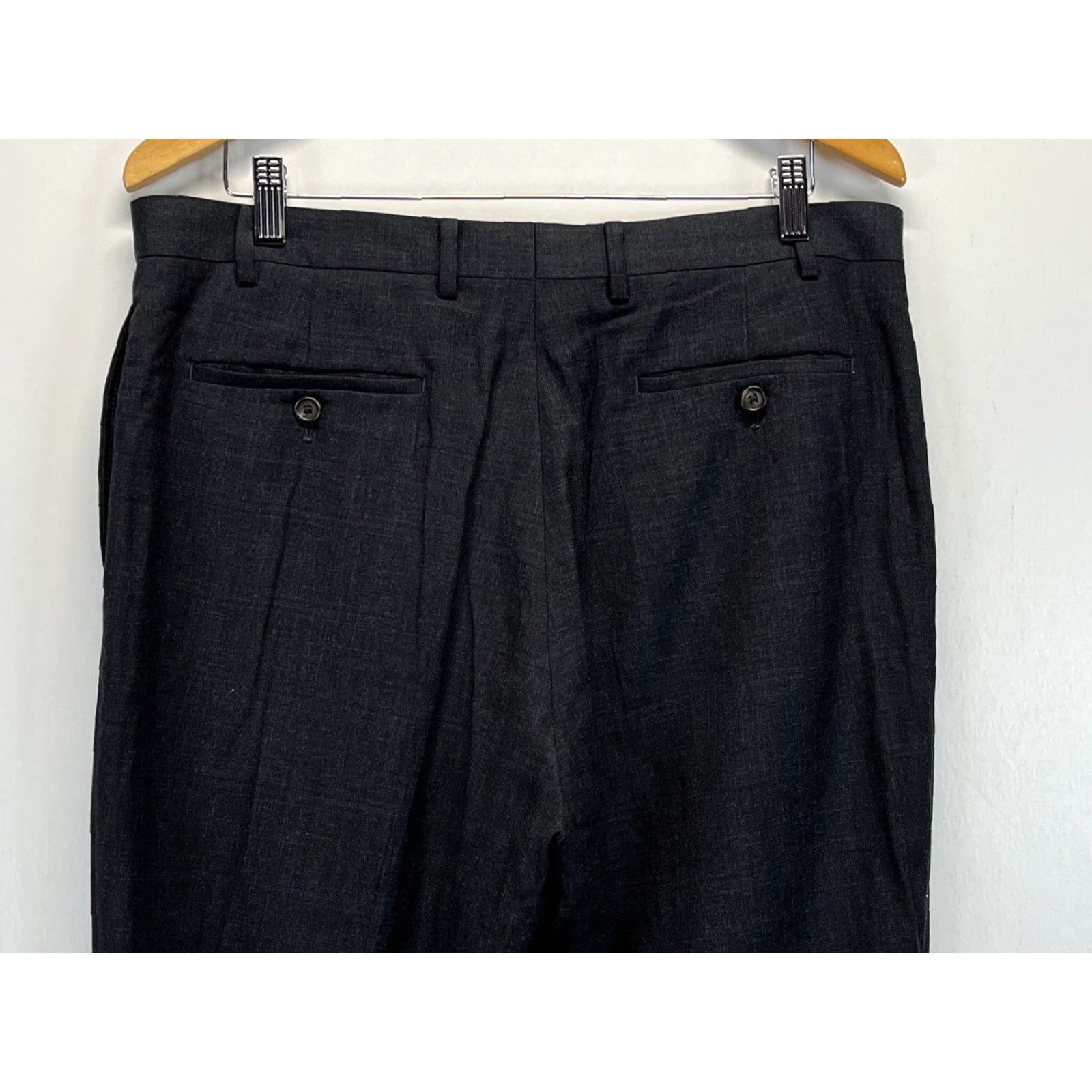Ralph Lauren RALPH Ralph Lauren Dress Pants Sz 36 X 32 Mens Flat Front Blue Career Business Size US 36 / EU 52 - 4 Thumbnail