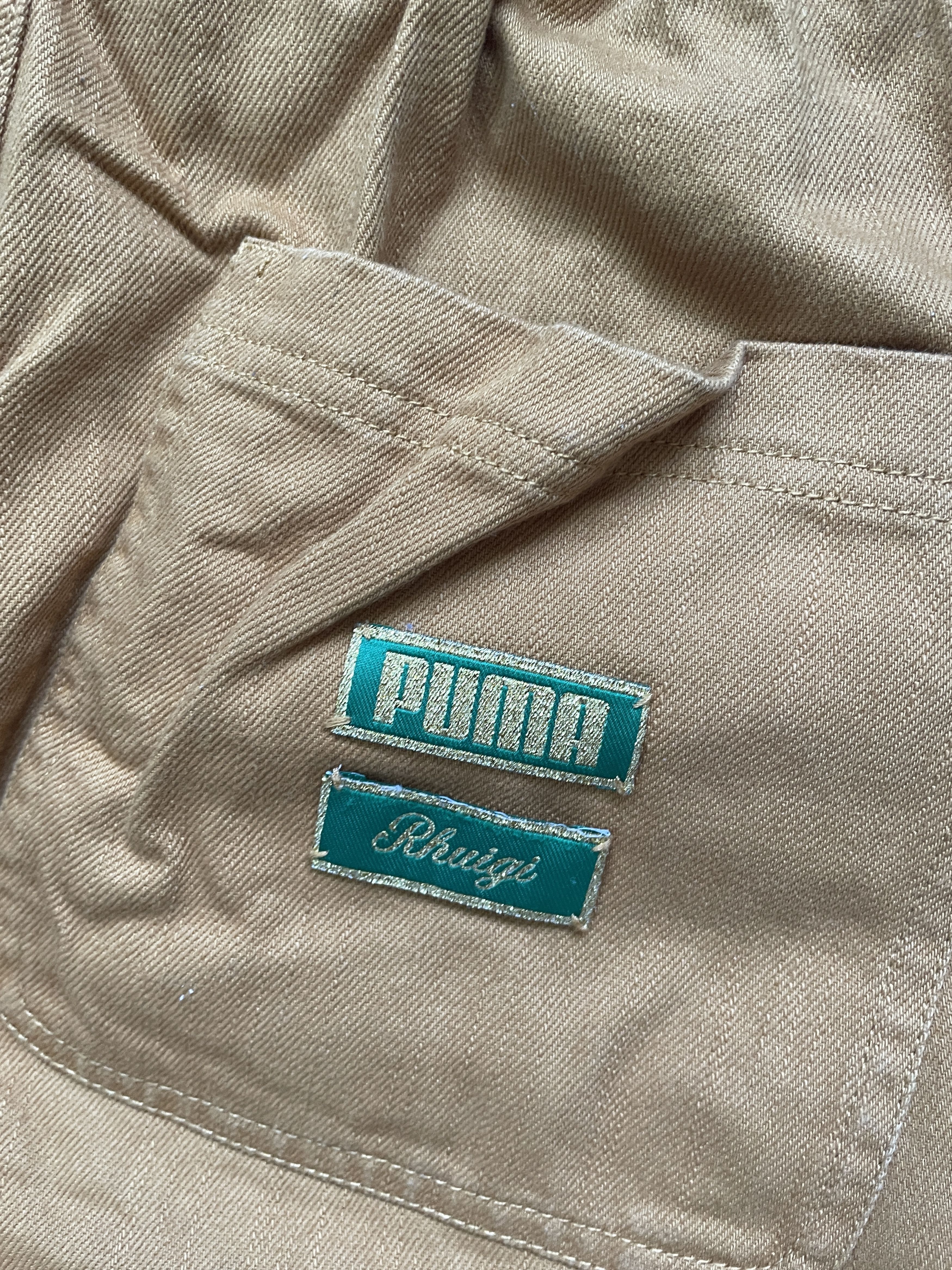 Puma × Rhude PUMA X RHUDE WIDE LEG CARPENTER DOUBLE KNEE BROWN JEANS Size US 30 / EU 46 - 9 Thumbnail