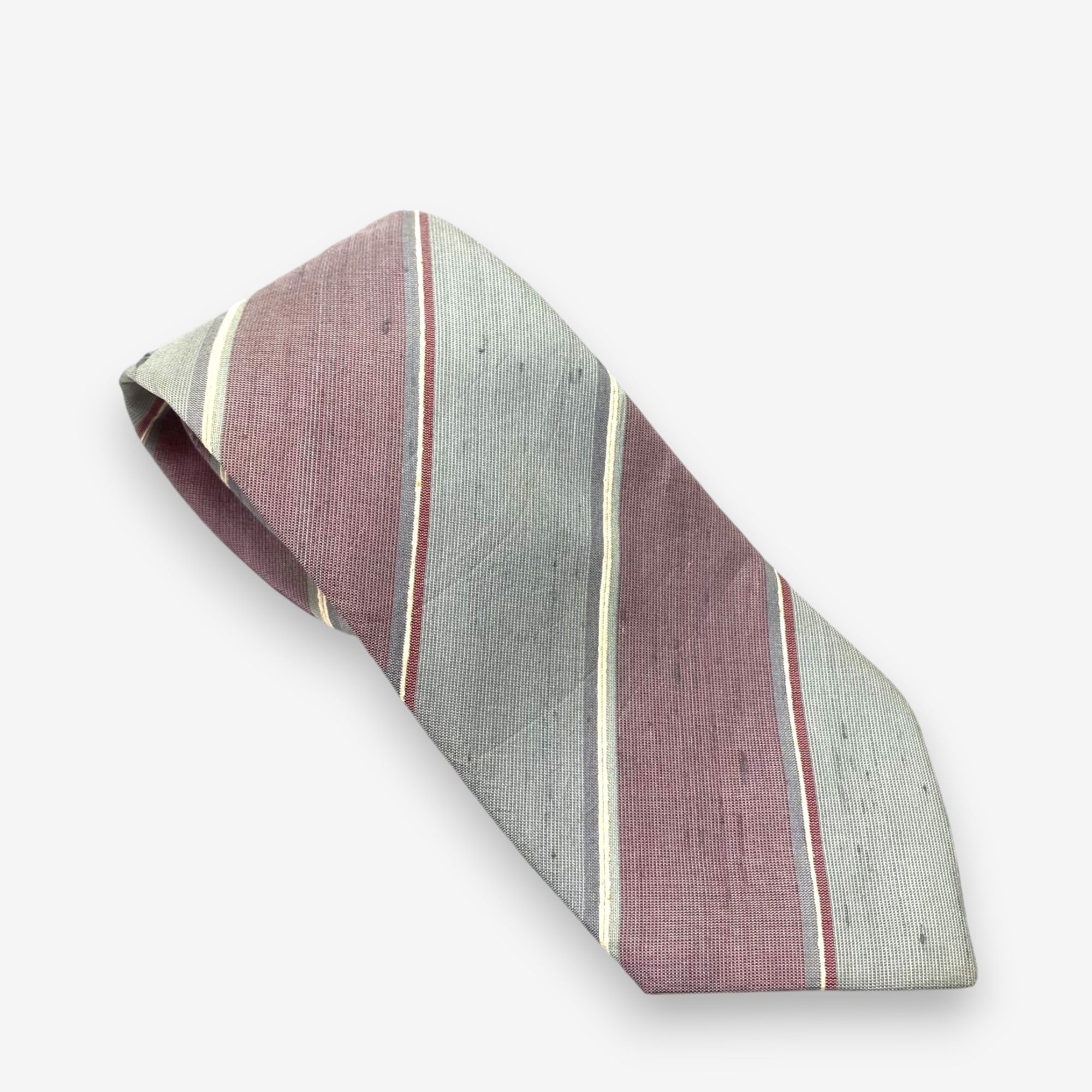 Issey Miyake Vintage Issey Miyake SILK Necktie Cravate Pure Silk Neck Tie Size ONE SIZE - 1 Thumbnail