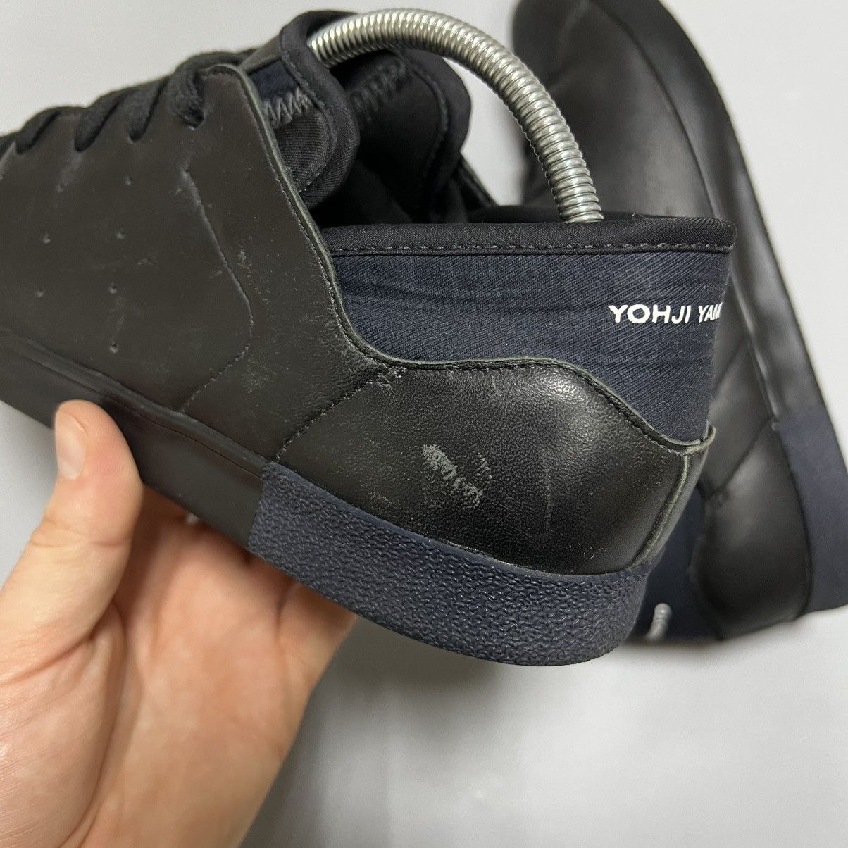 Adidas × Vintage × Yohji Yamamoto Adidas Y-3 Yohji Yamamoto Stan Smith 2015 black sneakers Size US 7 / EU 40 - 7 Thumbnail