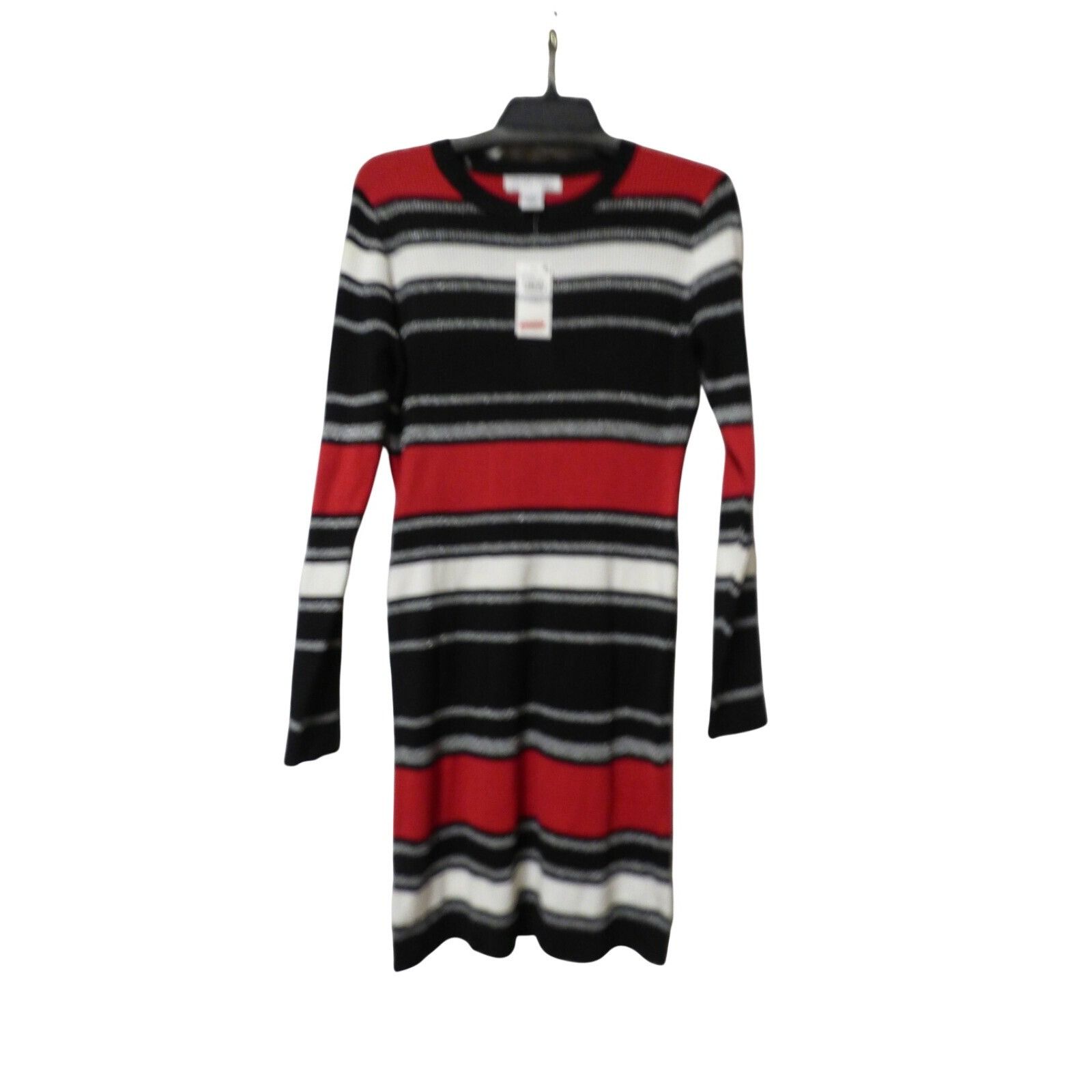 Other Planet Gold Juniors' Plus Size Ribbed Metallic Striped Dres Size ONE SIZE - 4 Thumbnail