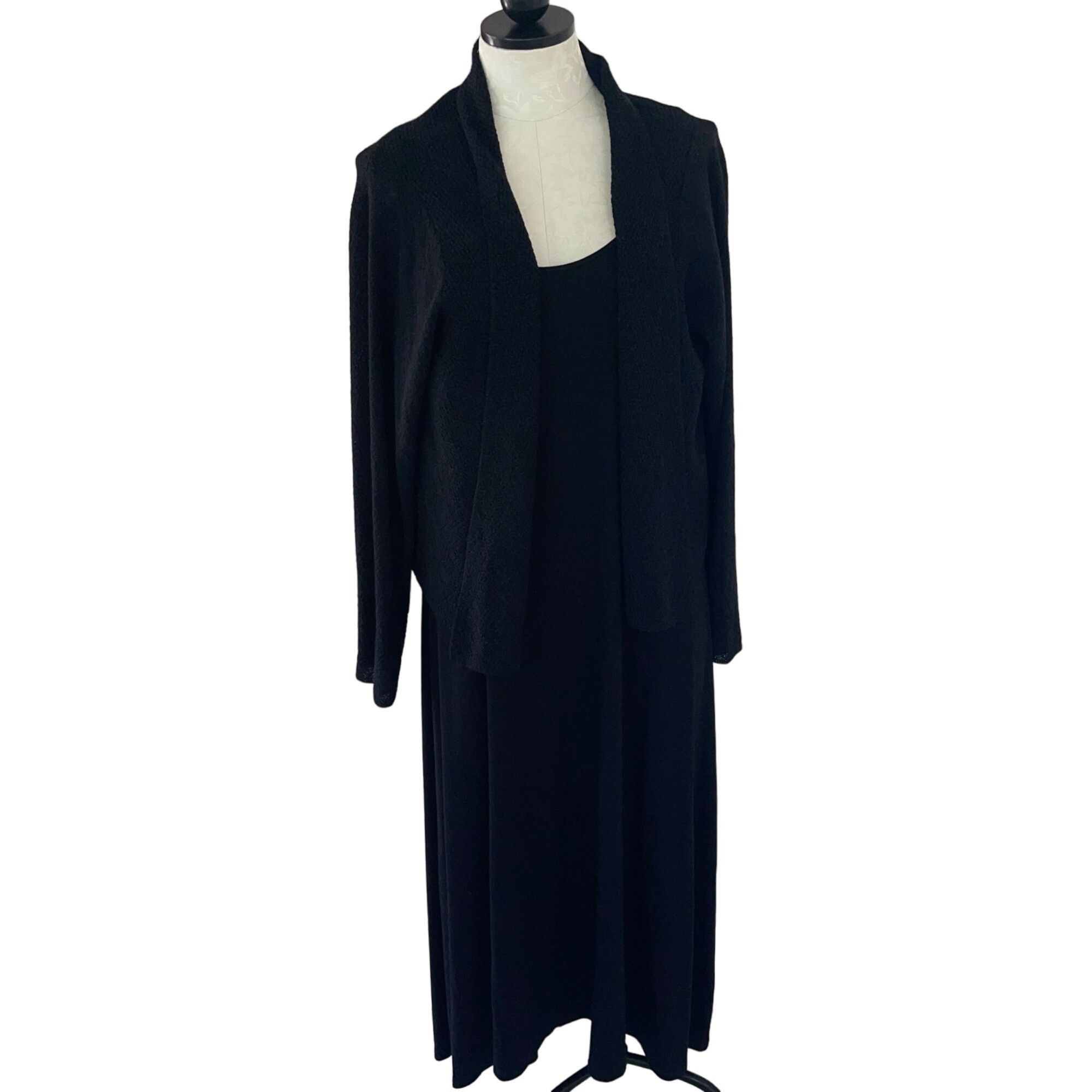 Eileen Fisher Eileen Fisher Vintage 1990s Womens Dress Sweater Set Size ONE SIZE - 1 Thumbnail