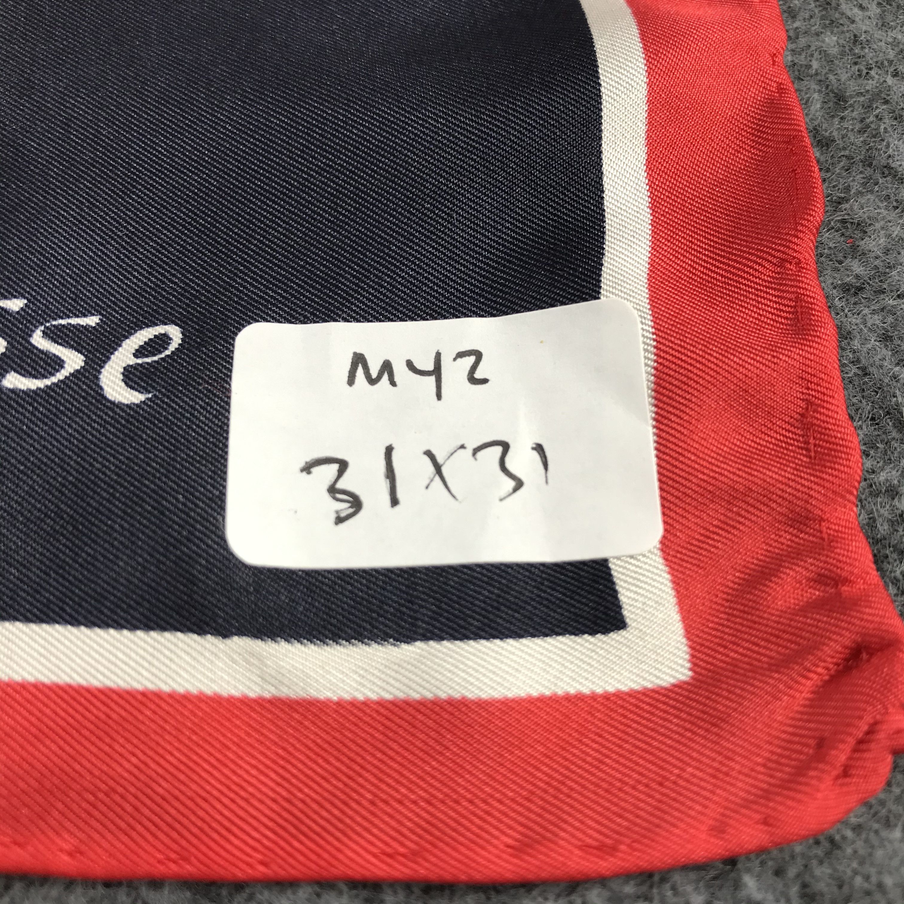 Vintage Atelier Parnasse Geometrical Silk Scarf M42 Size ONE SIZE - 6 Thumbnail