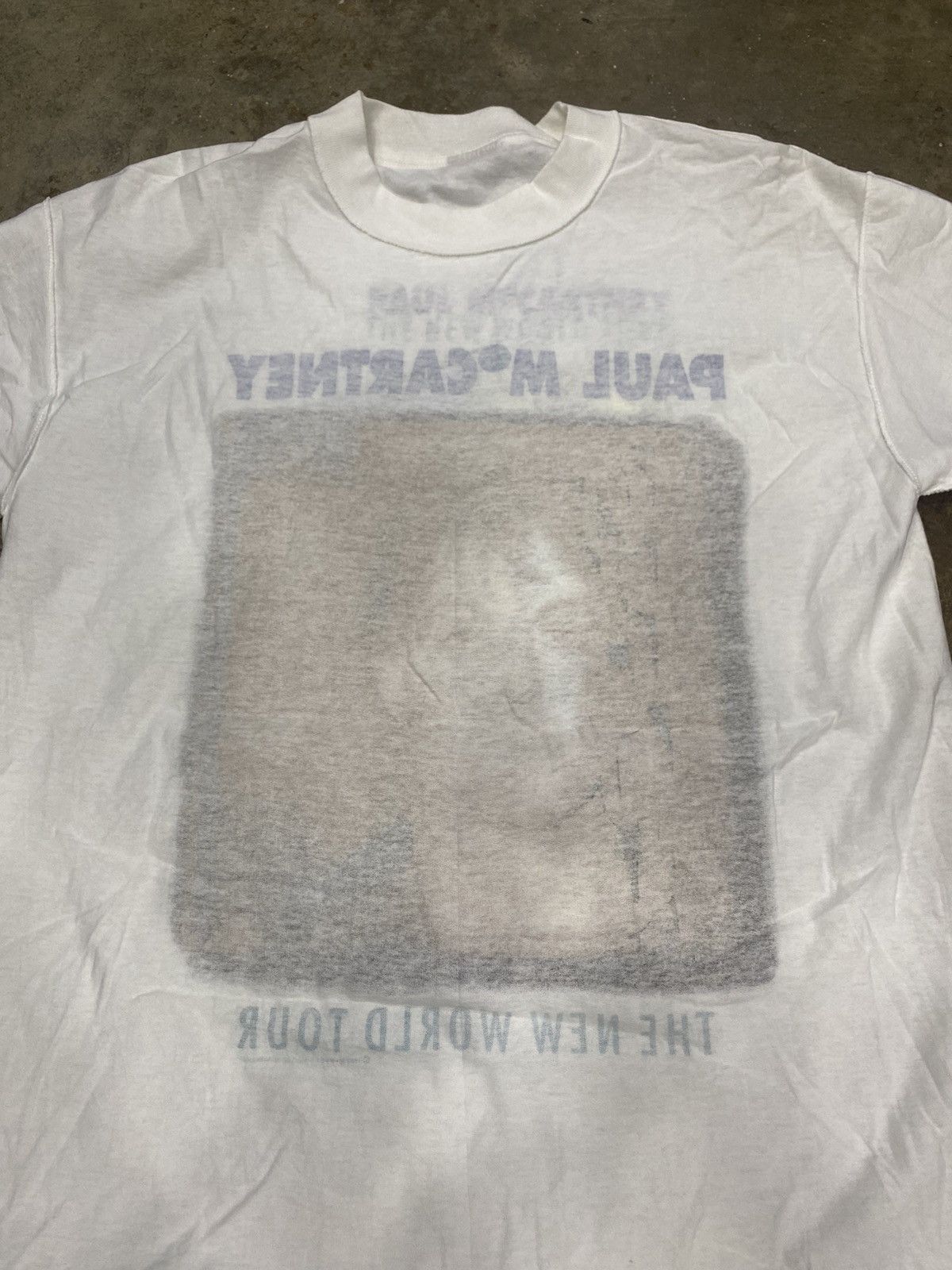 Band Tees × Vintage Vintage Unworn Paul MCartney The New World Tour 1993 tshirt Size US L / EU 52-54 / 3 - 10 Thumbnail