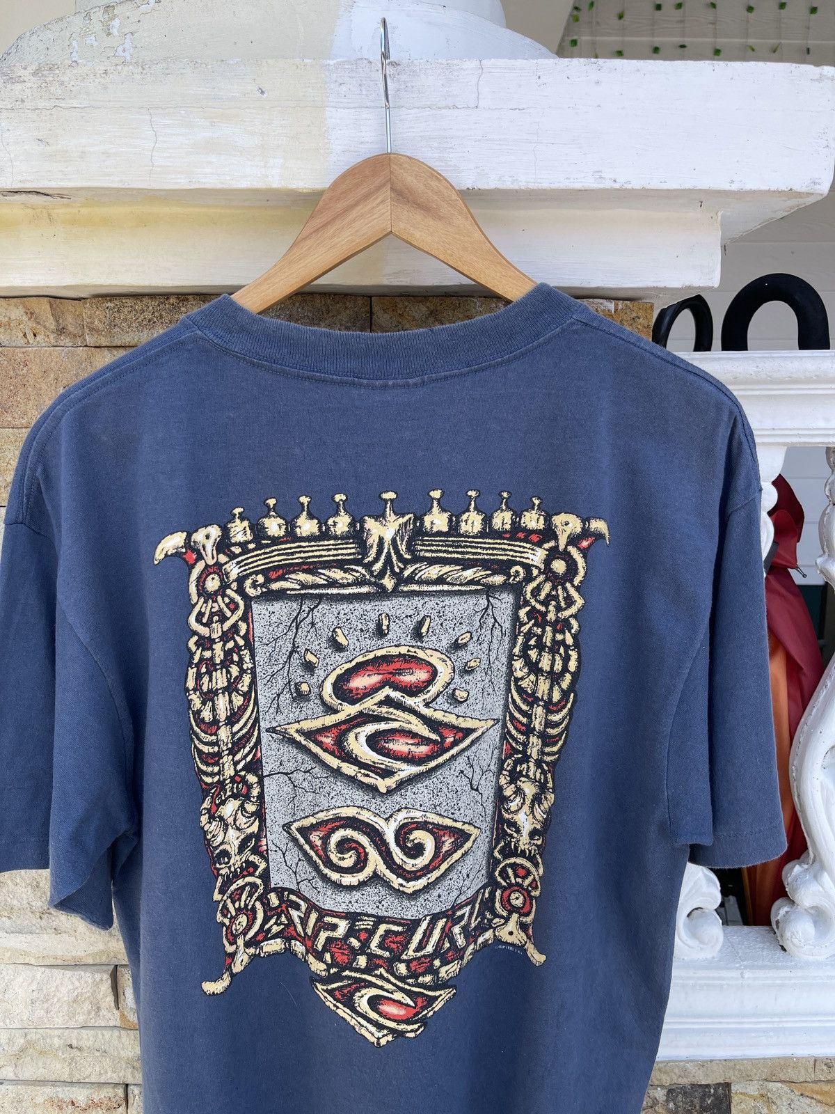 Ripcurl Rare🔥Vintage 90s FADED Ripcurl Surfing Tee Size US L / EU 52-54 / 3 - 7 Thumbnail