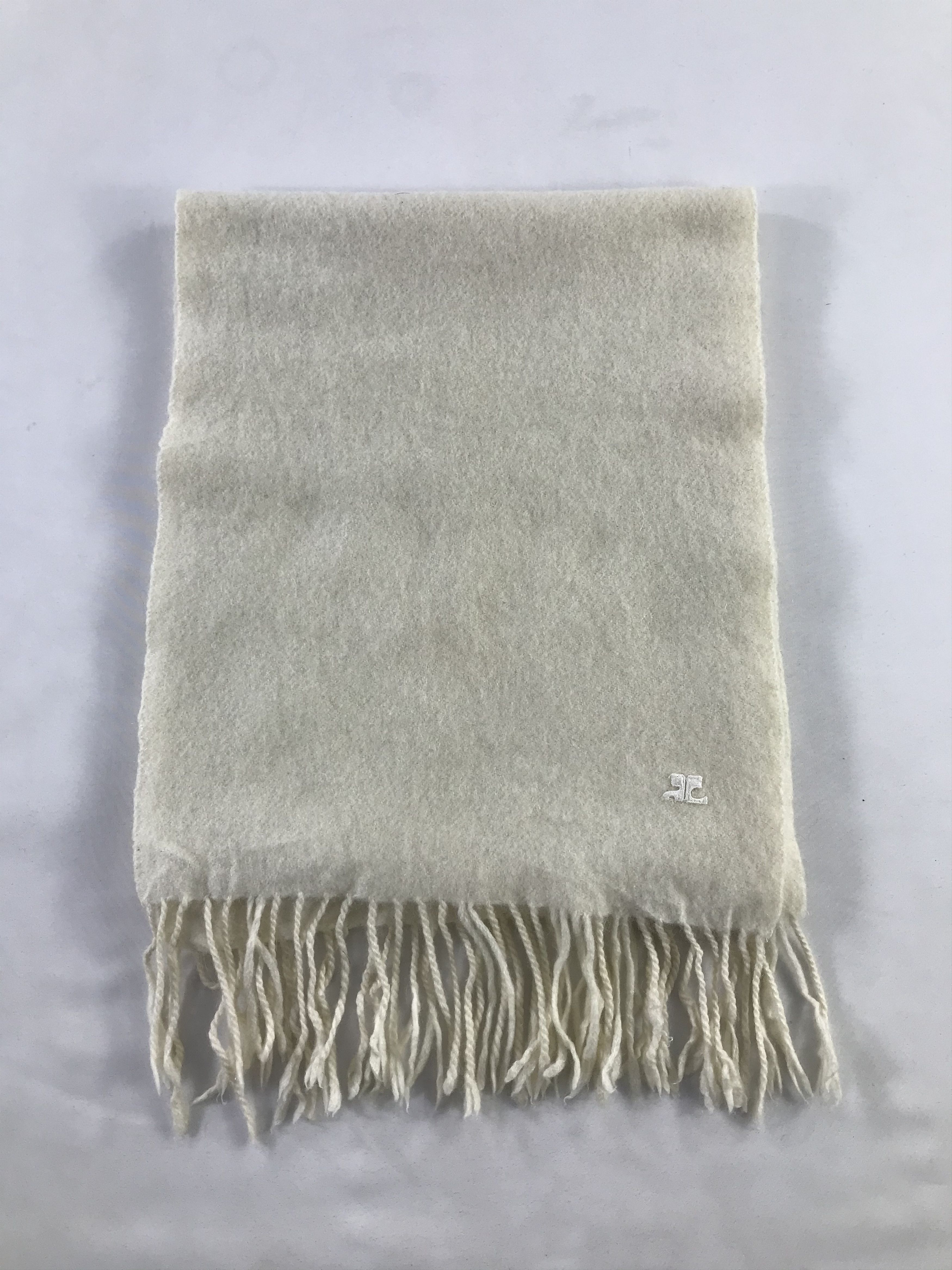 Courreges × Vintage Courreges Homme Scarf / Muffler / Neckwear - WW2174 Size ONE SIZE - 2 Thumbnail