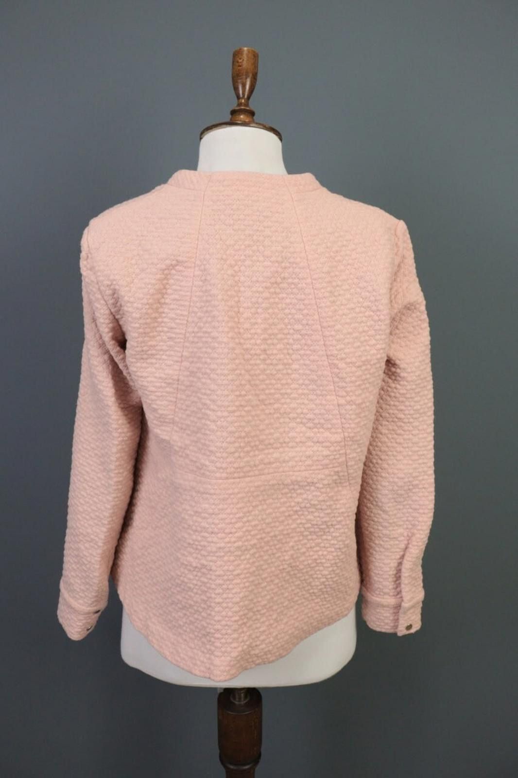 Wilkes Bashford BA&SH WAREN Pink Wool Knit Lightweight Sweater Size 2 / M Size XS / US 0-2 / IT 36-38 - 8 Thumbnail
