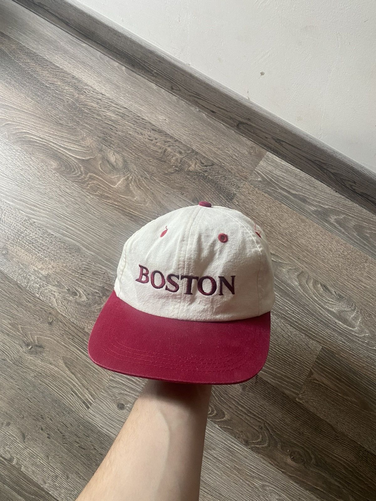 Vintage 90's Vintage "BOSTON RED SOX" Deadstock Original Snapback Size ONE SIZE - 3 Thumbnail