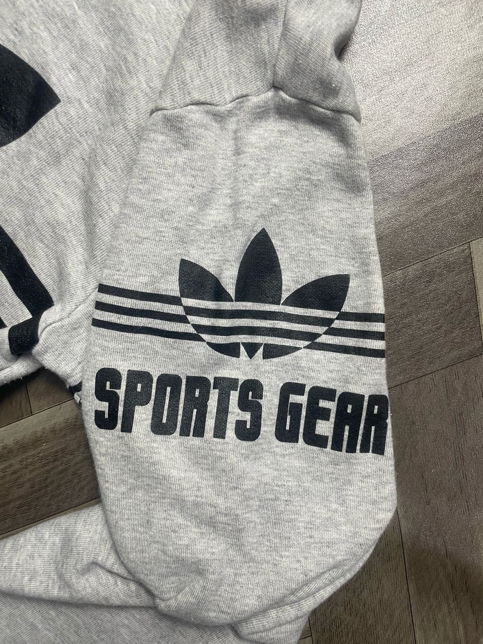 Adidas × Vintage Vintage Adidas Big Logo Sweatshirt 1990s Size US L / EU 52-54 / 3 - 12 Thumbnail