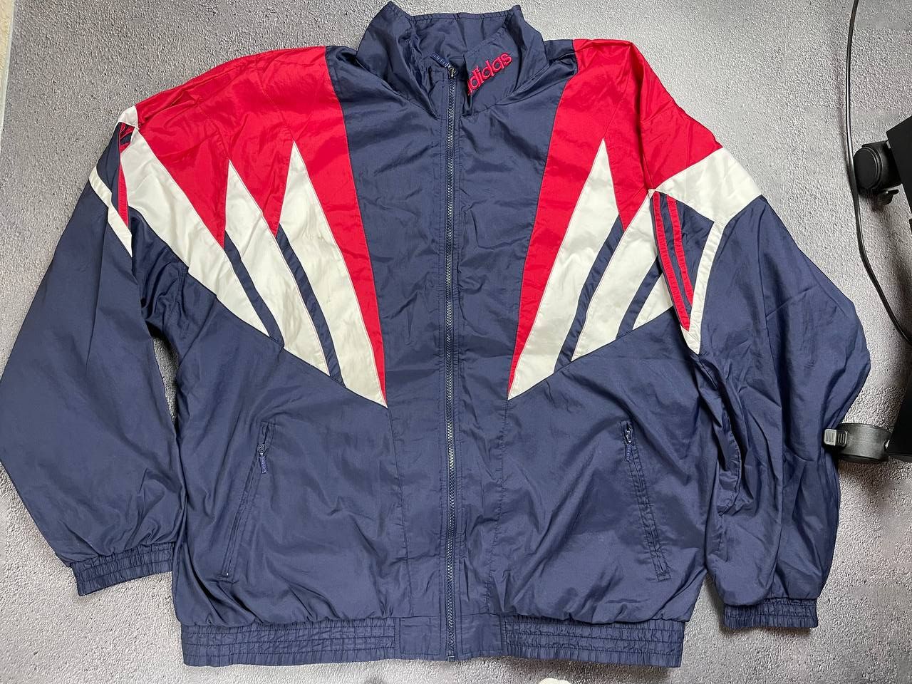 Adidas Vintage Adidas Track Jacket size XL Size US XL / EU 56 / 4 - 1 Thumbnail