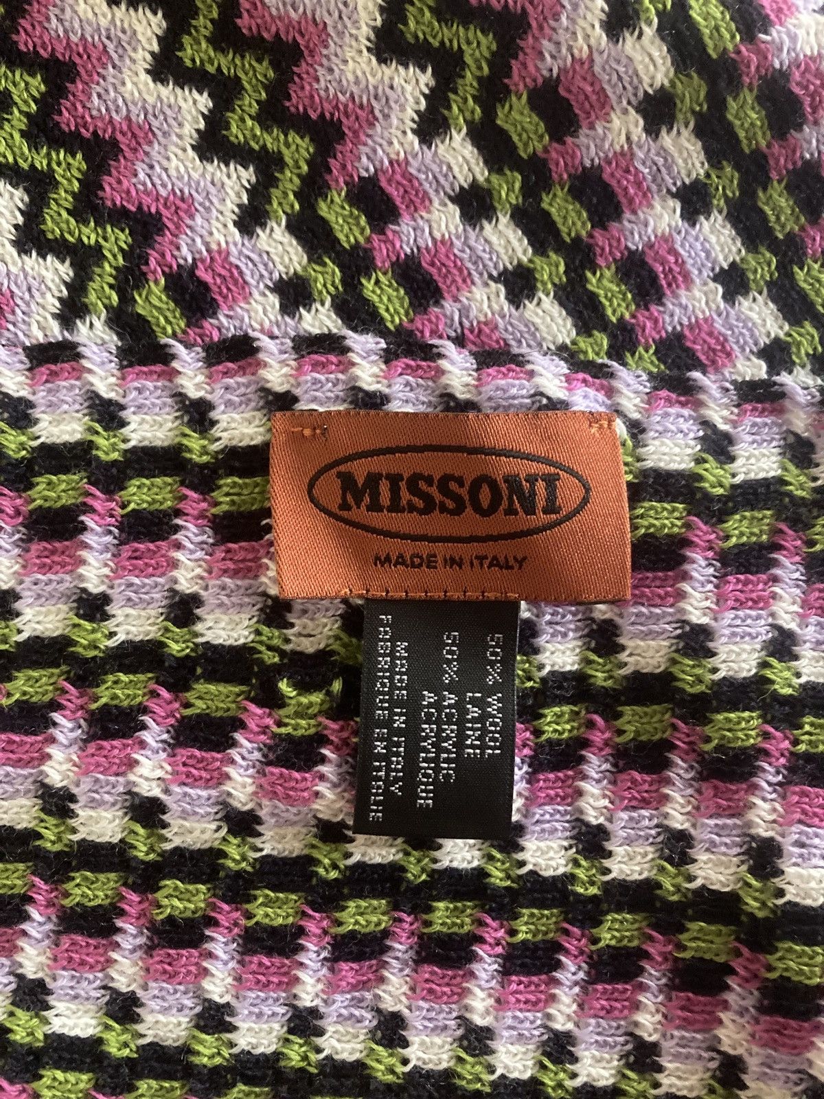 Missoni Sciarpa originale Missoni fantasia zig zag iconica Size ONE SIZE - 2 Thumbnail