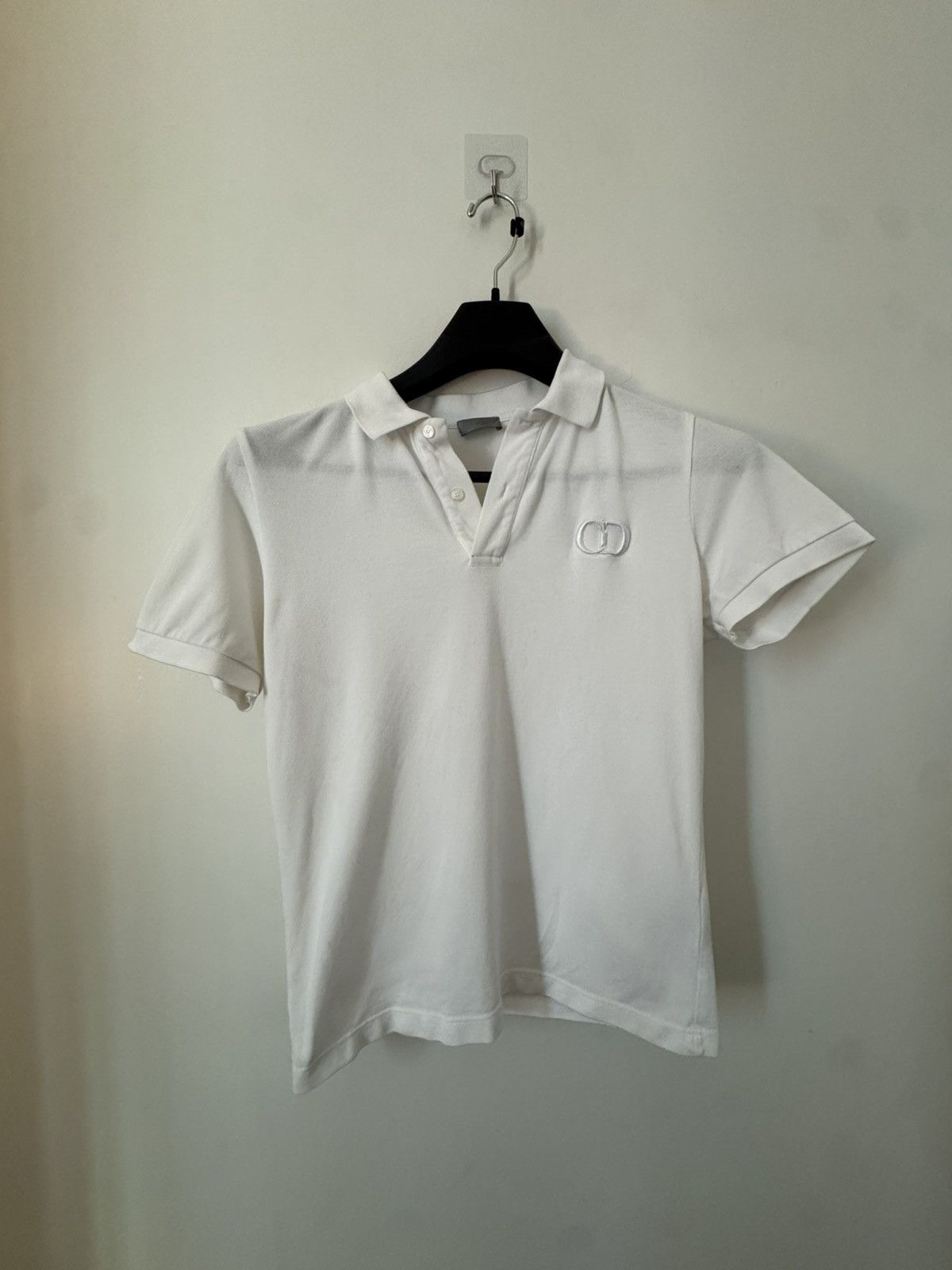 Christian Dior Monsieur Dior CD Icon White Polo Shirt – Size M Size US M / EU 48-50 / 2 - 1 Thumbnail