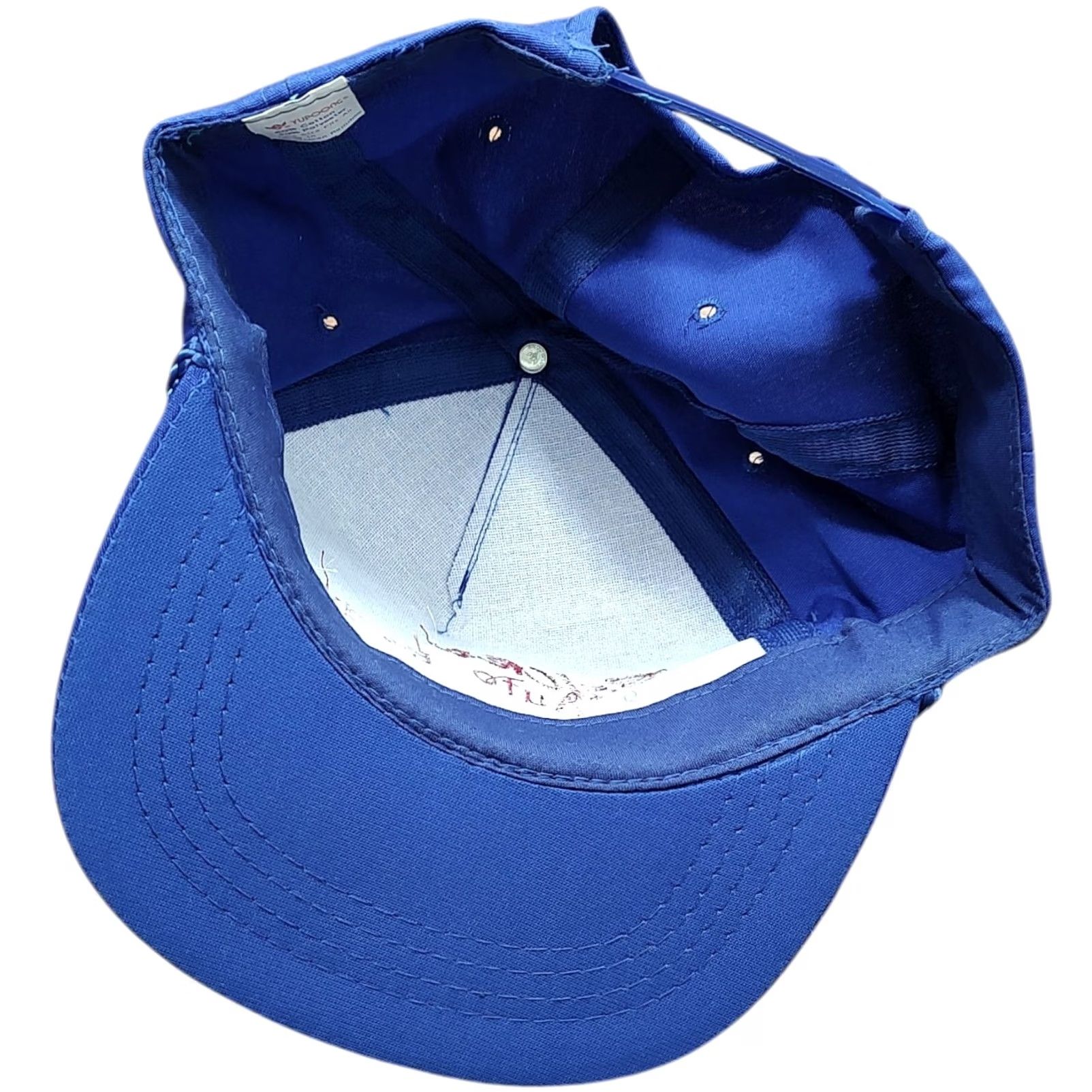 Vintage VINTAGE Roper Used Car Sales Snapback Hat Blue Minneota Minnesota 80s Mens Size ONE SIZE - 4 Thumbnail