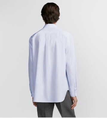 Dior o1w1db10625 Christian Dior Embroidery Shirt in Light Blue Size US L / EU 52-54 / 3 - 6 Thumbnail