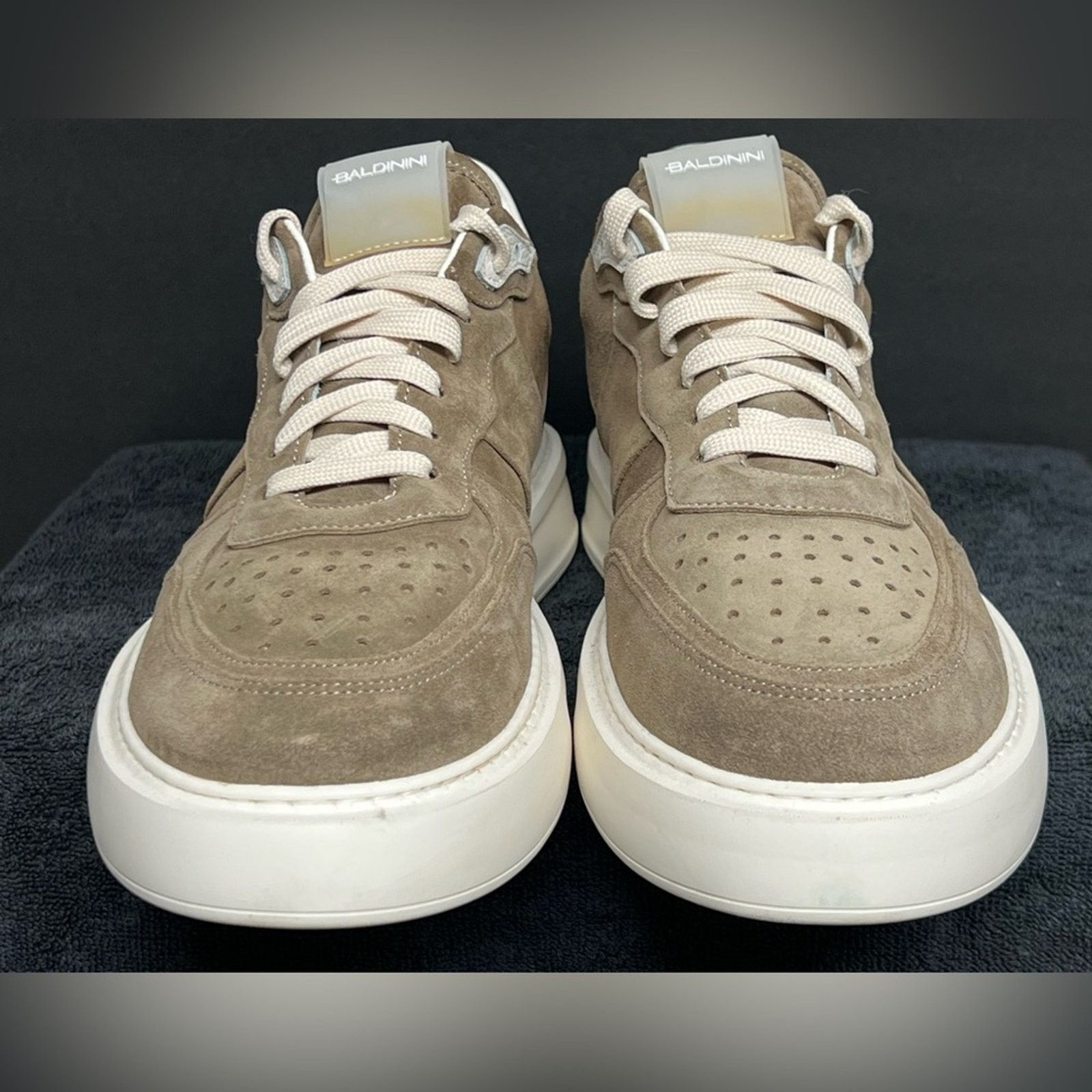 Baldinini Baldinini Brown Suede Leather Designer Shoes WORN ONCE $539 Size US 11 / EU 44 - 8 Thumbnail