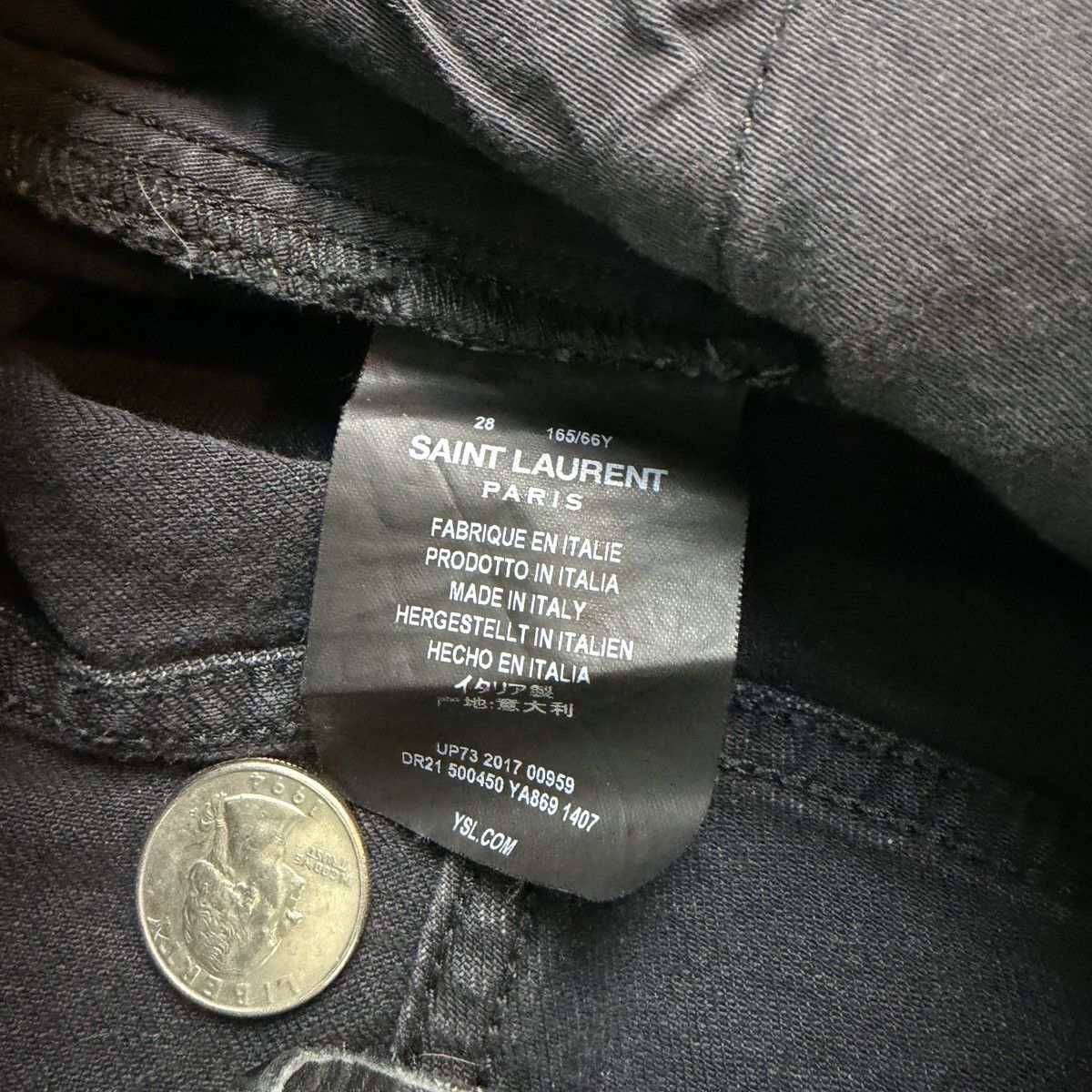 Saint Laurent Paris Hedi Slimane Saint Laurent Jeans Size US 28 / EU 44 - 4 Thumbnail