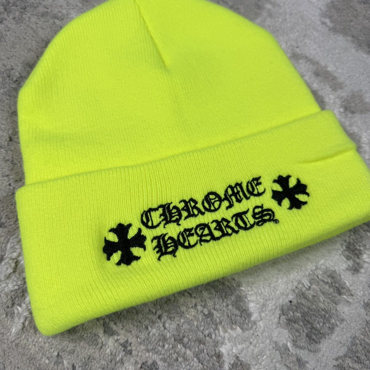 Chrome Hearts Embroidered logo CH beanie Size ONE SIZE - 3 Thumbnail