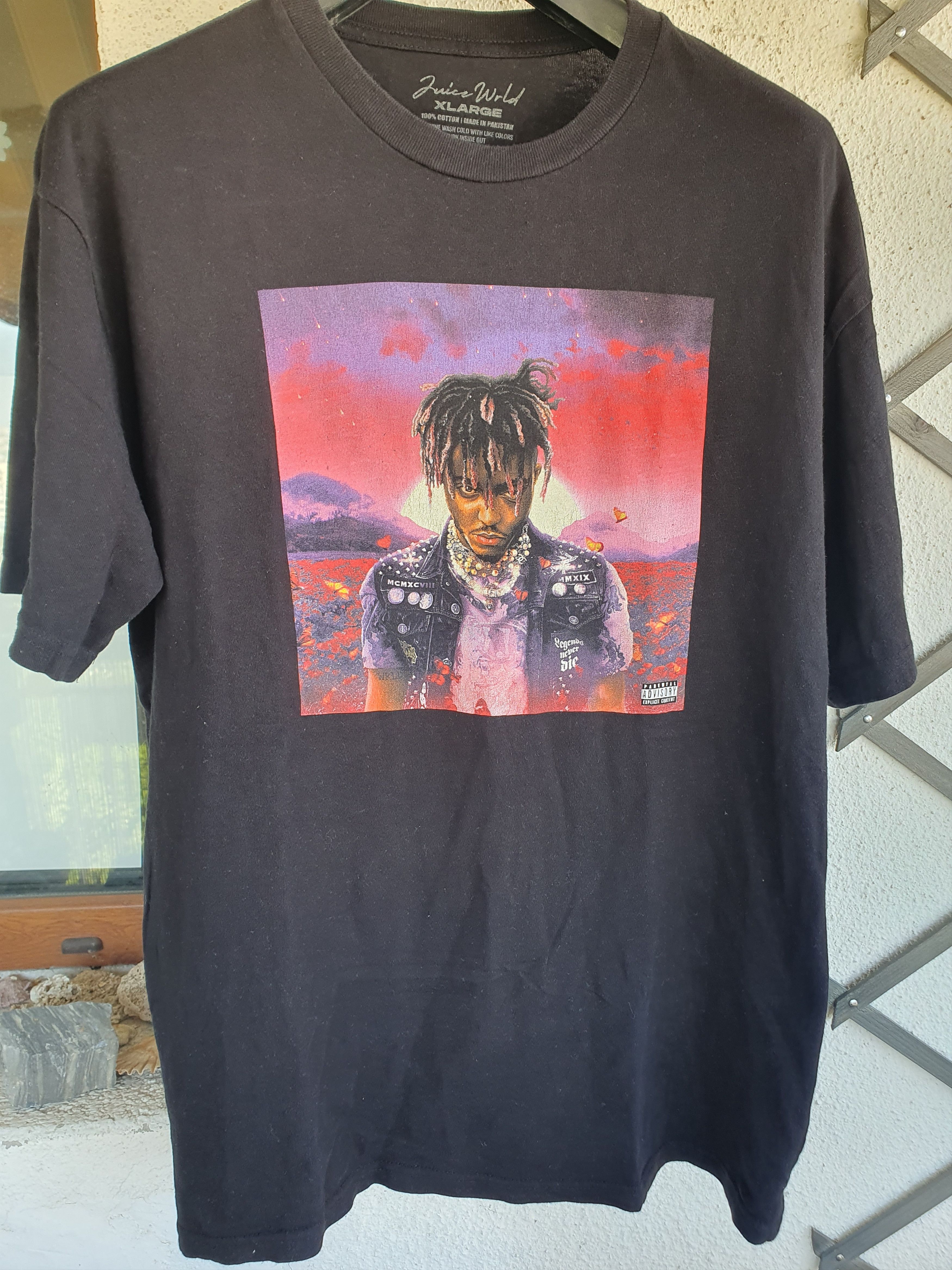 Rap Tees × Swagger Juice Wrld 999 Legends Never Die Album Graphic T-Shirt sz XL Size US XL / EU 56 / 4 - 1 Thumbnail
