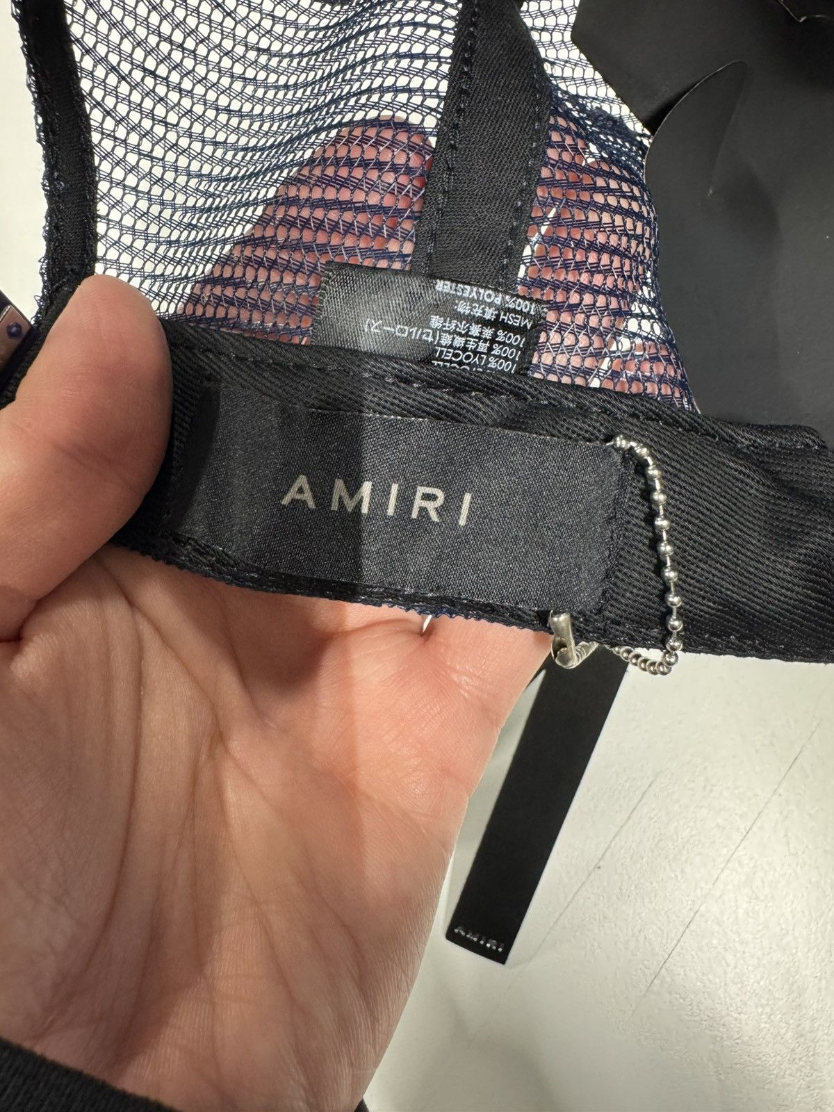 Amiri Amiri Script Logo Trucker Cap NEW 425$ Size ONE SIZE - 4 Thumbnail