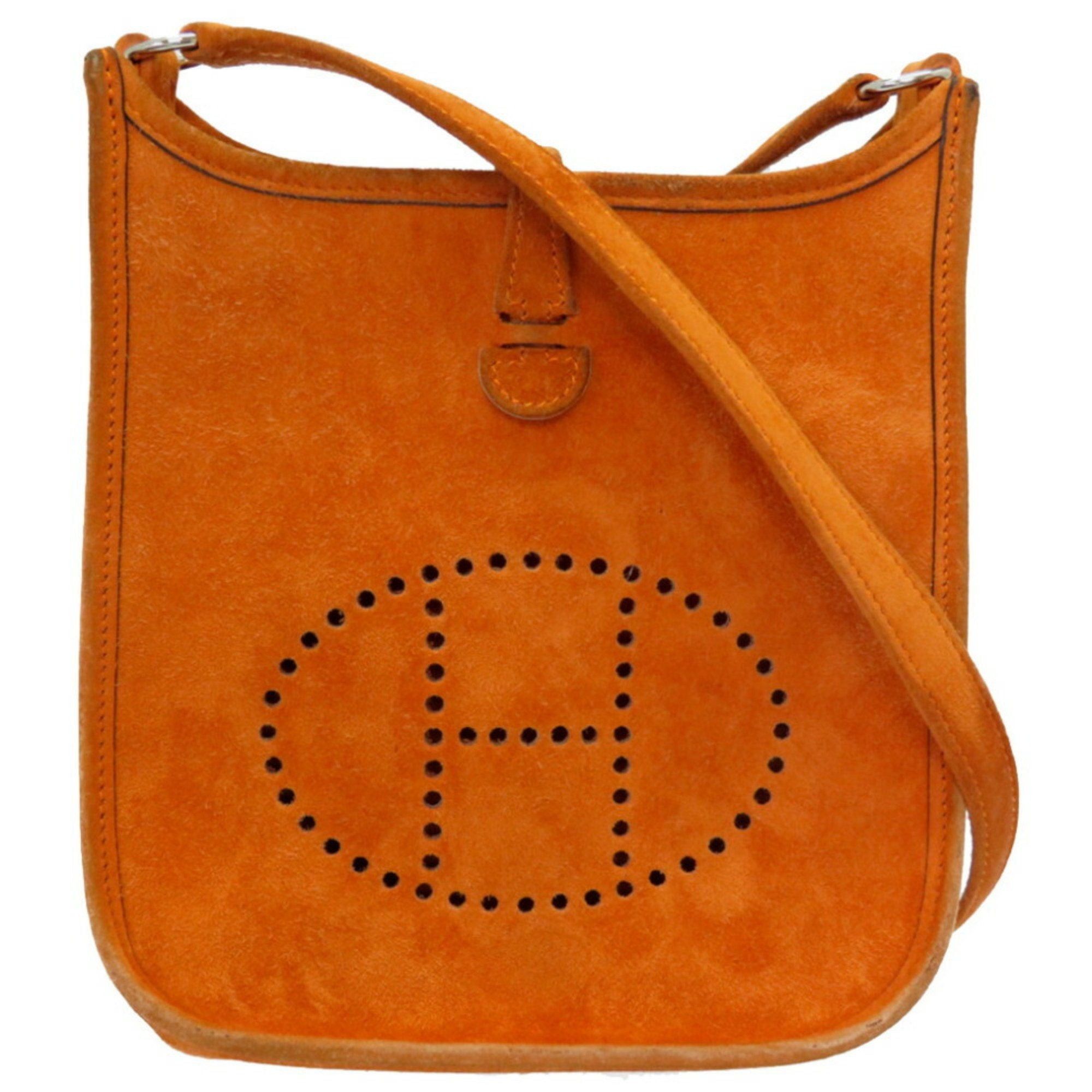 image of Hermes Evelyn Tpm Dobris Orange Shoulder Bag H Engraved 0069Hermes in Black, Women's