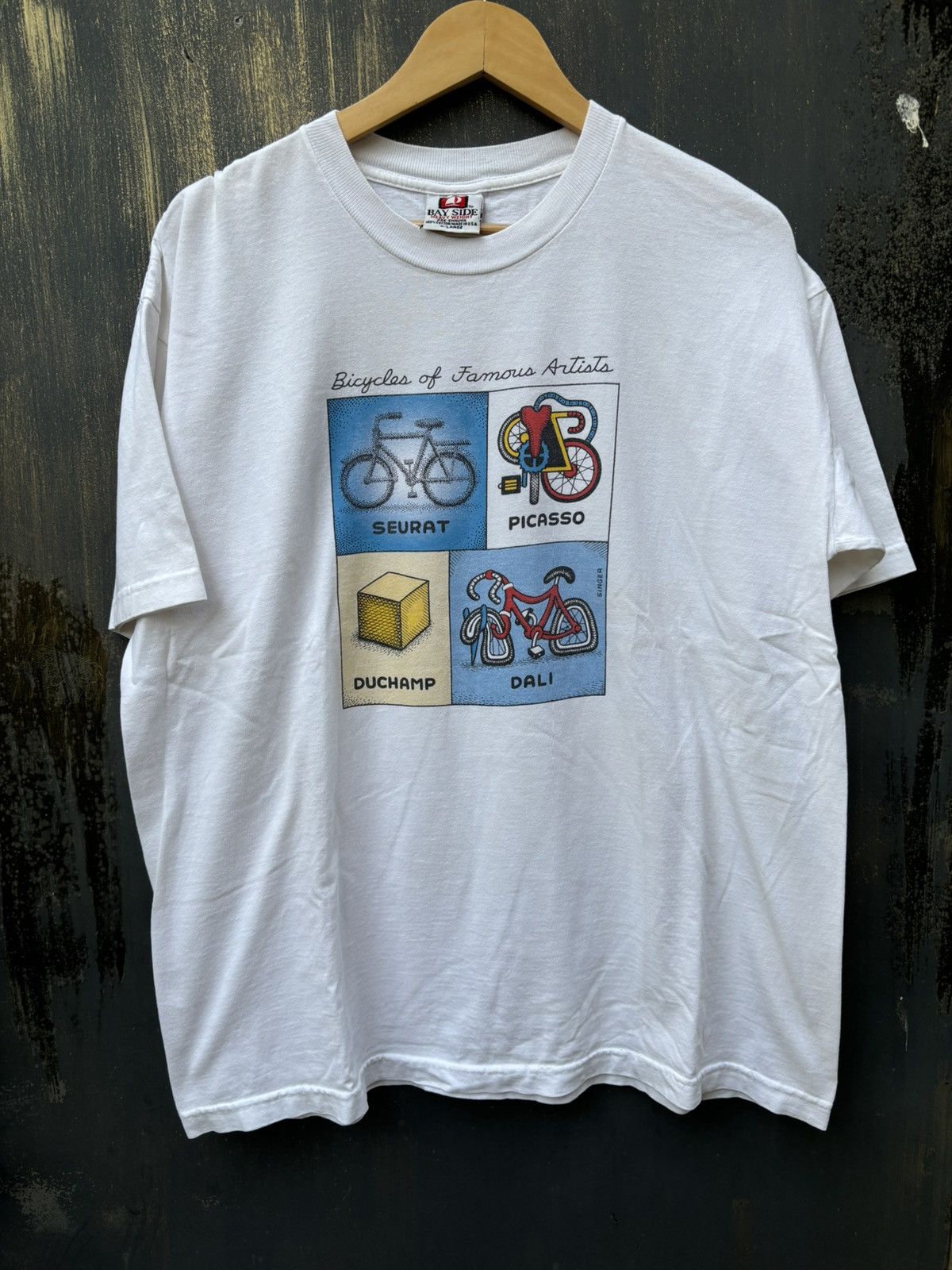 Vintage VERY RARE! Vintage 90’s Parody Picasso Melted Dali Size US XL / EU 56 / 4 - 3 Thumbnail