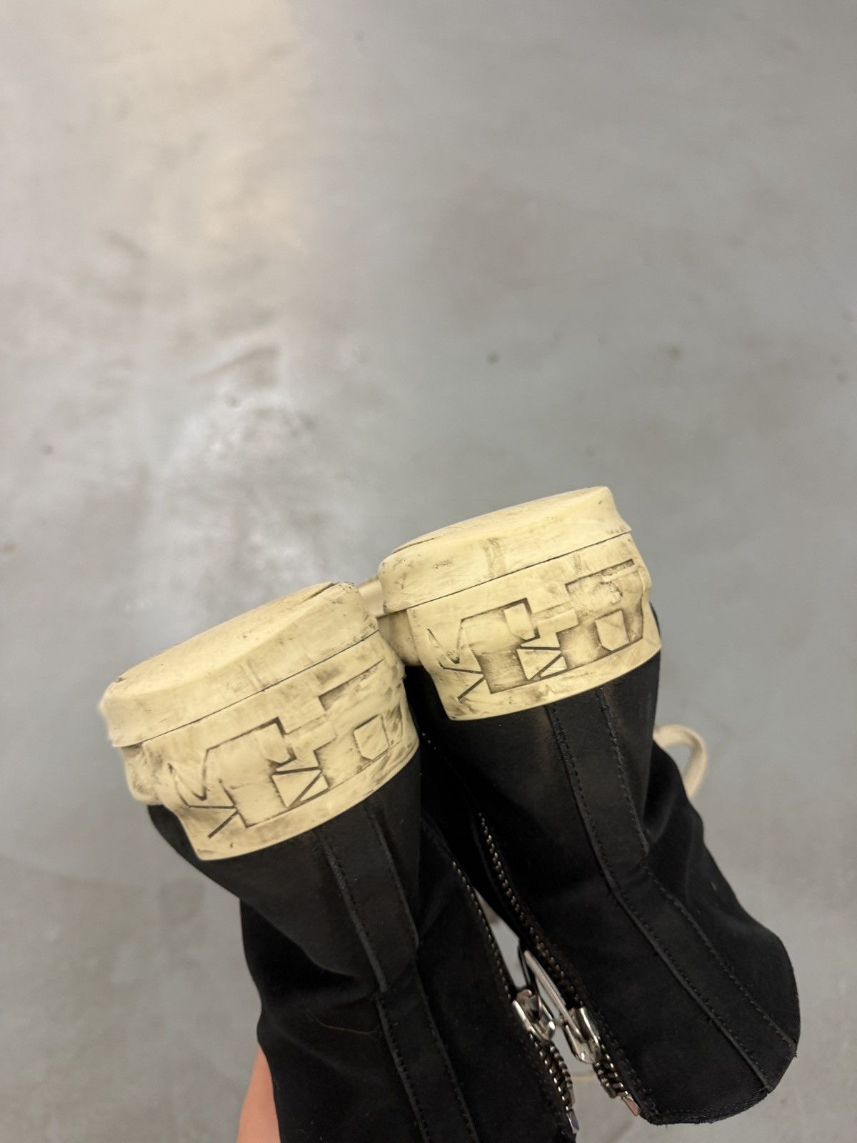 Rick Owens Drkshdw Rick Owens Drkshdw Ramones High Sneakers Size US 9 / EU 42 - 19 Thumbnail