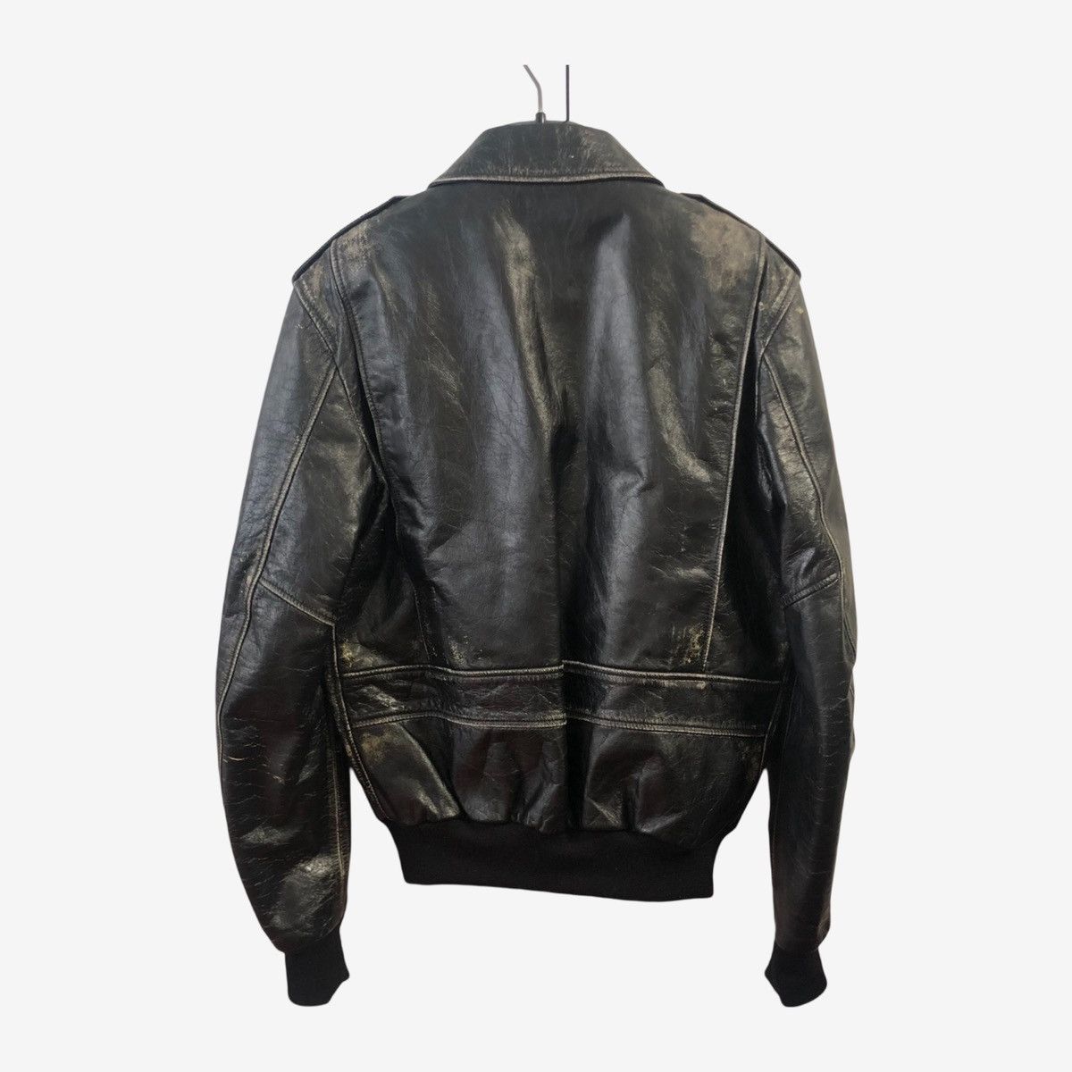 Saint Laurent Paris Saint Laurent Paris Used Look Leather Bomber Sz.44 Size US S / EU 44-46 / 1 - 2 Thumbnail