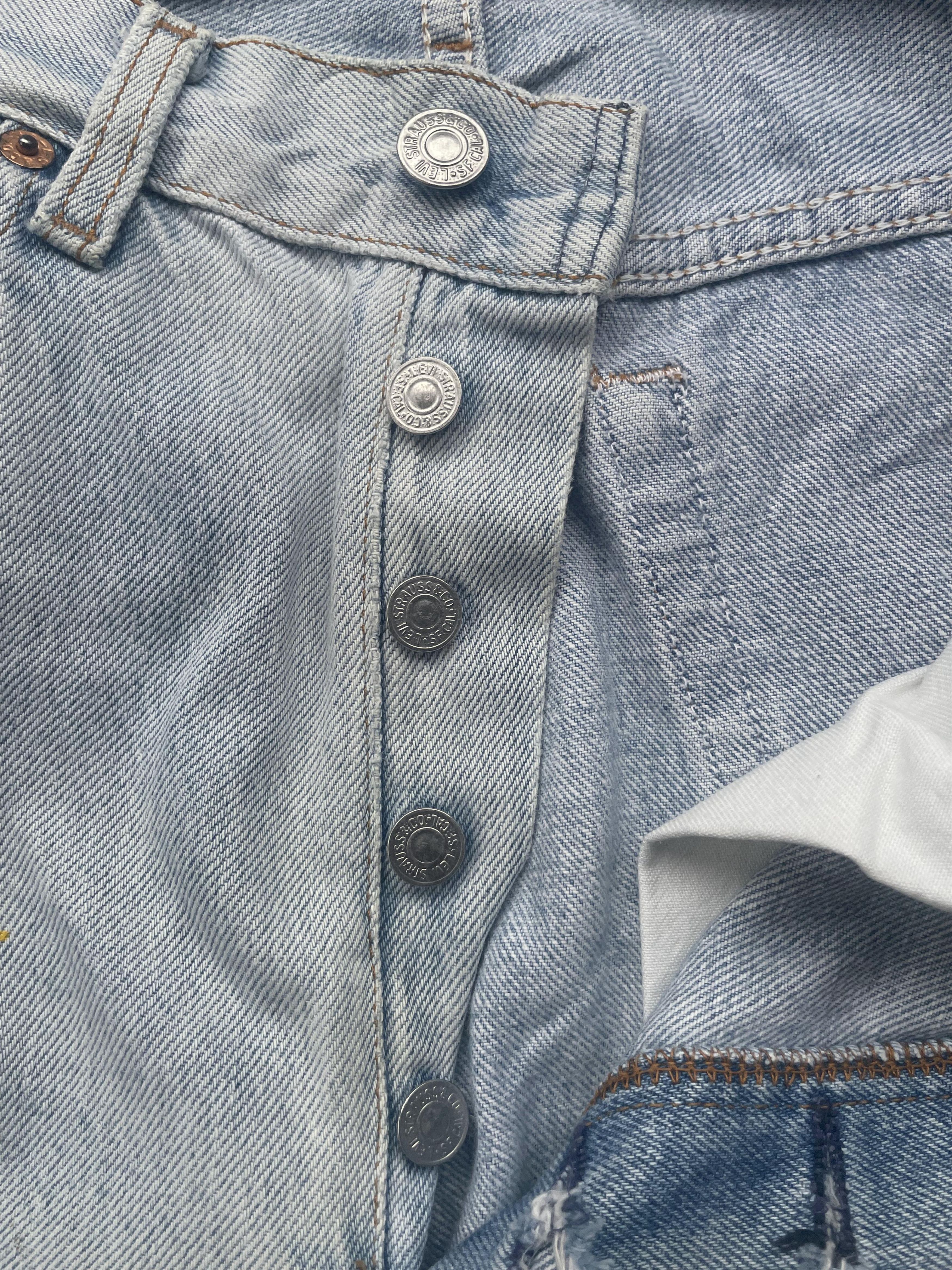 Levi's Vintage 1991 Levis 501 XX e Painted denim Size US 30 / EU 46 - 9 Thumbnail