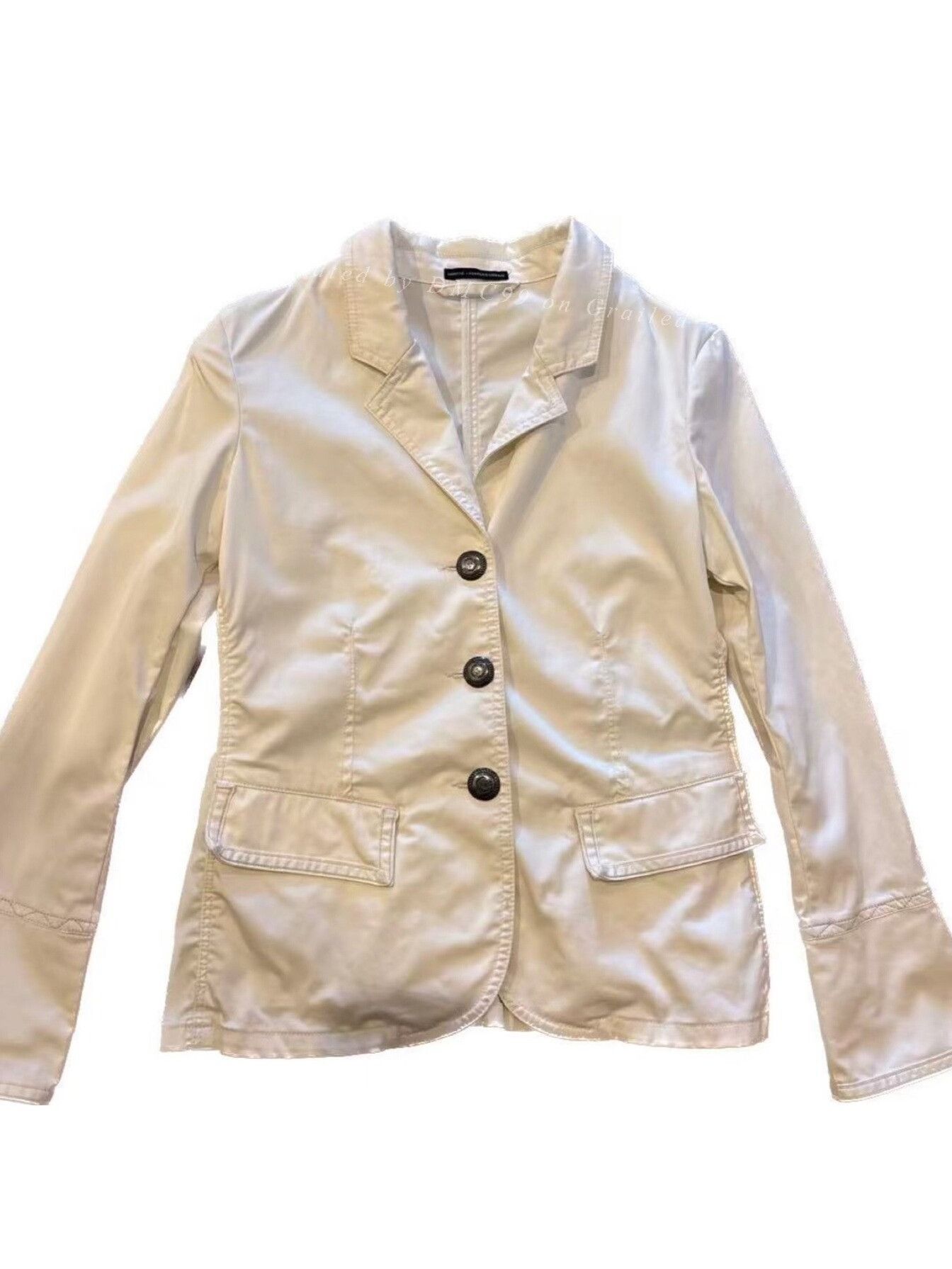 Marithe + Francois Girbaud Marithe Francois Girbaud Vintage White Jacket Size US S / EU 44-46 / 1 - 1 Thumbnail