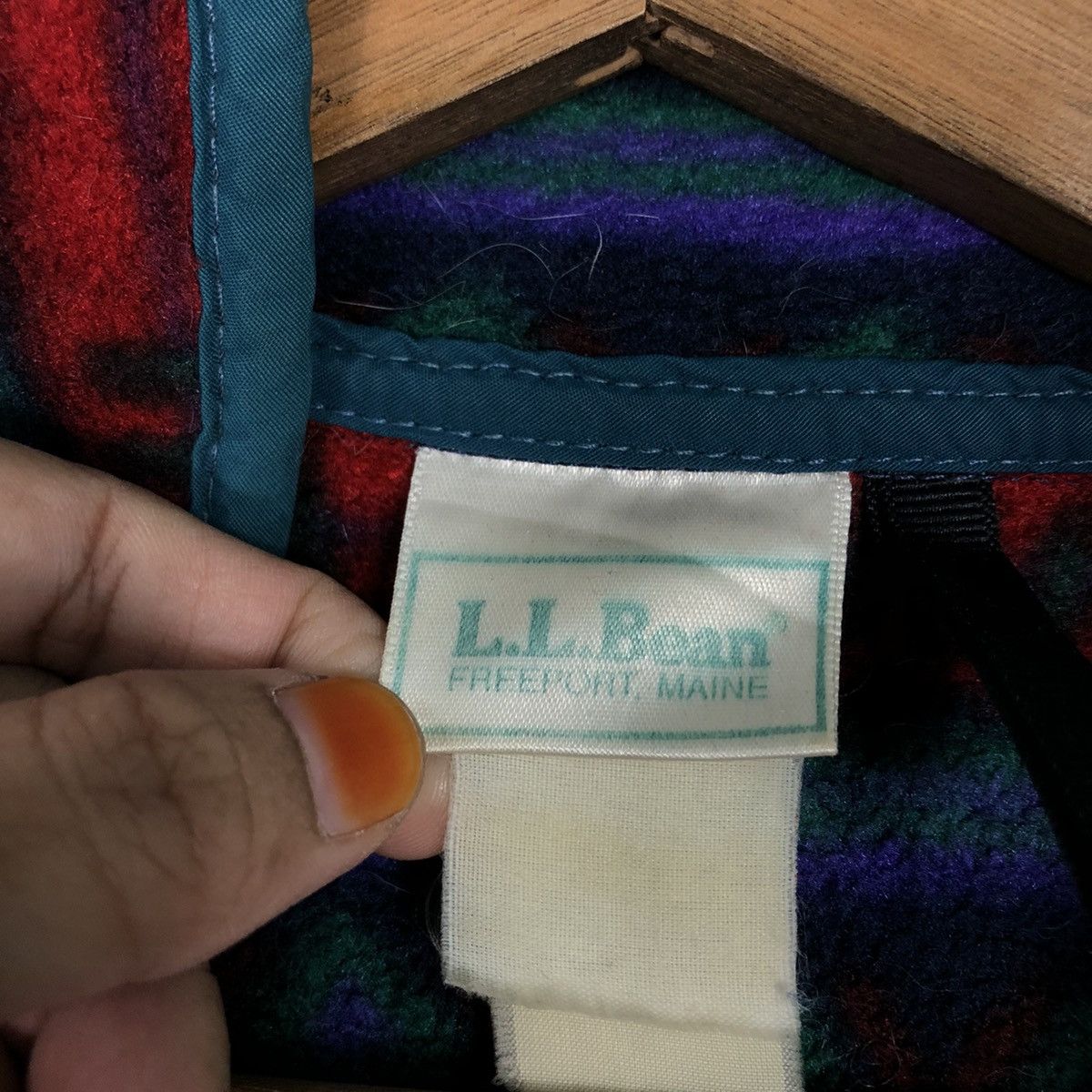 Japanese Brand 📌Vintage Fleece Jacket L.L.Bean Navajo Native Aztec Design Size US M / EU 48-50 / 2 - 15 Thumbnail