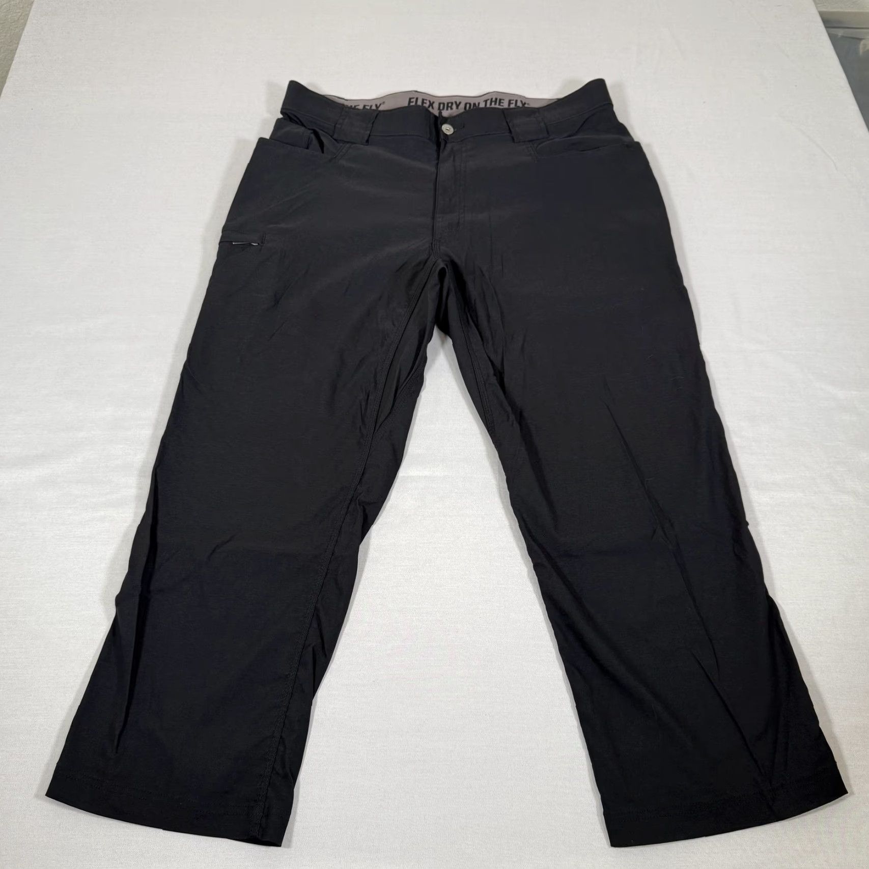 Vintage Duluth Flex Dry On The Fly Carpenter Pants Mens 36x27 Black Nylon Spandex Quick Dry Stretch Workwear Casual Outdoor Slim? Size US 36 / EU 52 - 2 Thumbnail