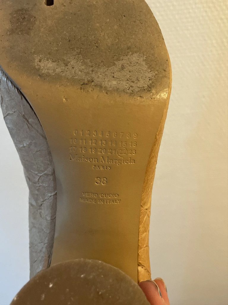Maison Margiela Tan Paper Tabi Boots Size US 8 / IT 38 - 5 Thumbnail