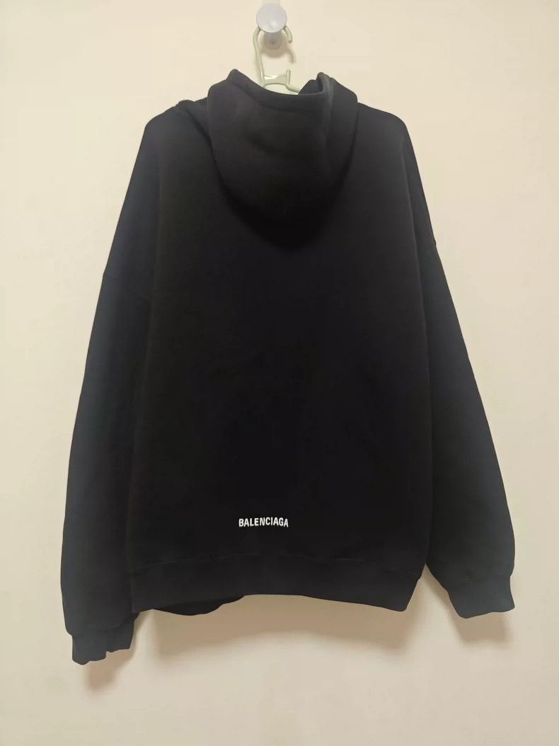 Balenciaga Balenciaga LOGO hooded zipper sweater coat at the back Size US L / EU 52-54 / 3 - 1 Thumbnail