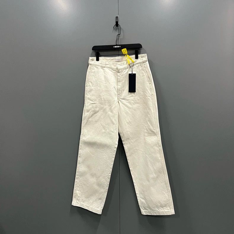 Prada Prada Beige triangle trousers 2502-Nextarrow Size US 30 / EU 46 - 1 Thumbnail