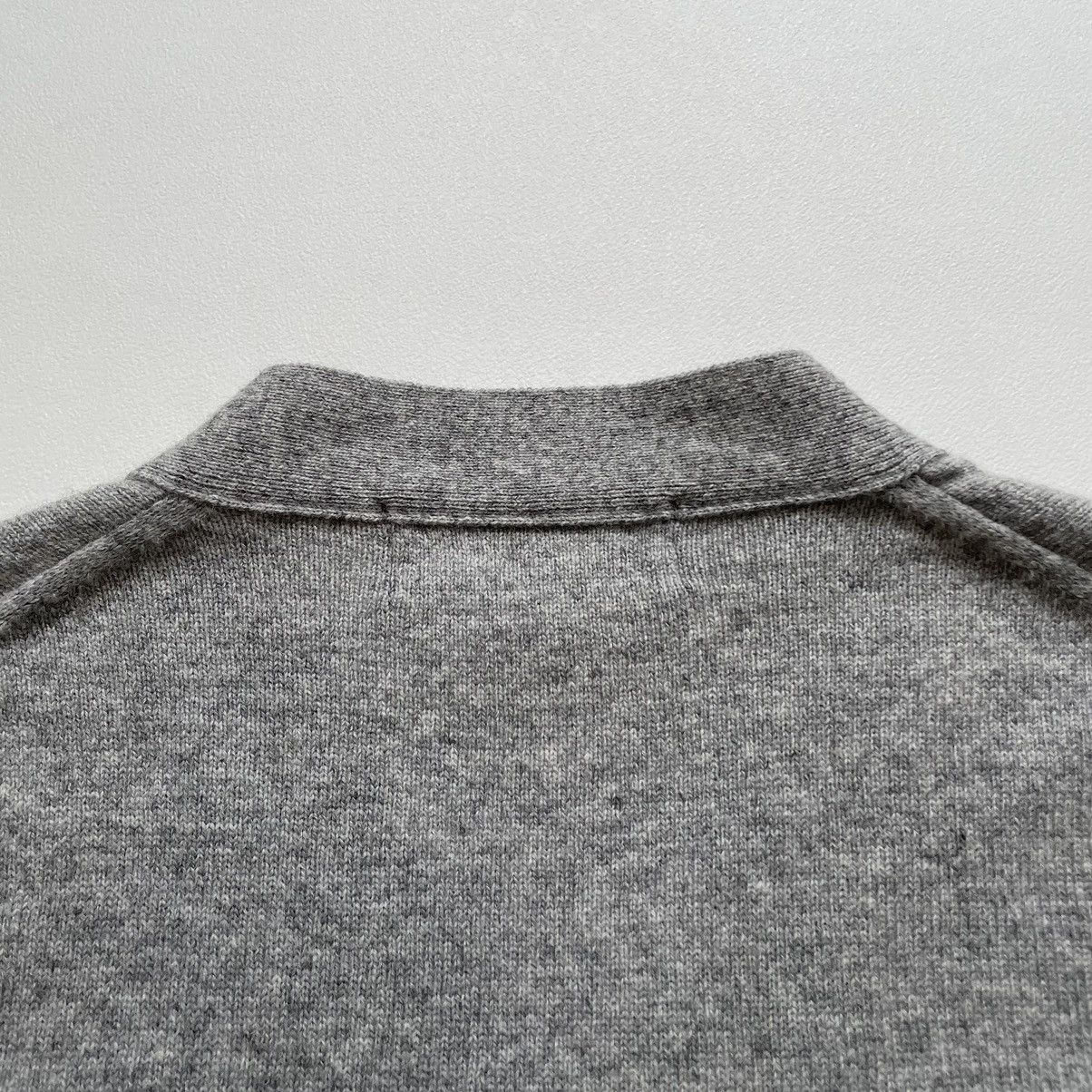 Comme des Garcons Gray / Black Dip Dyed Hem Cardigan Size US M / EU 48-50 / 2 - 13 Thumbnail