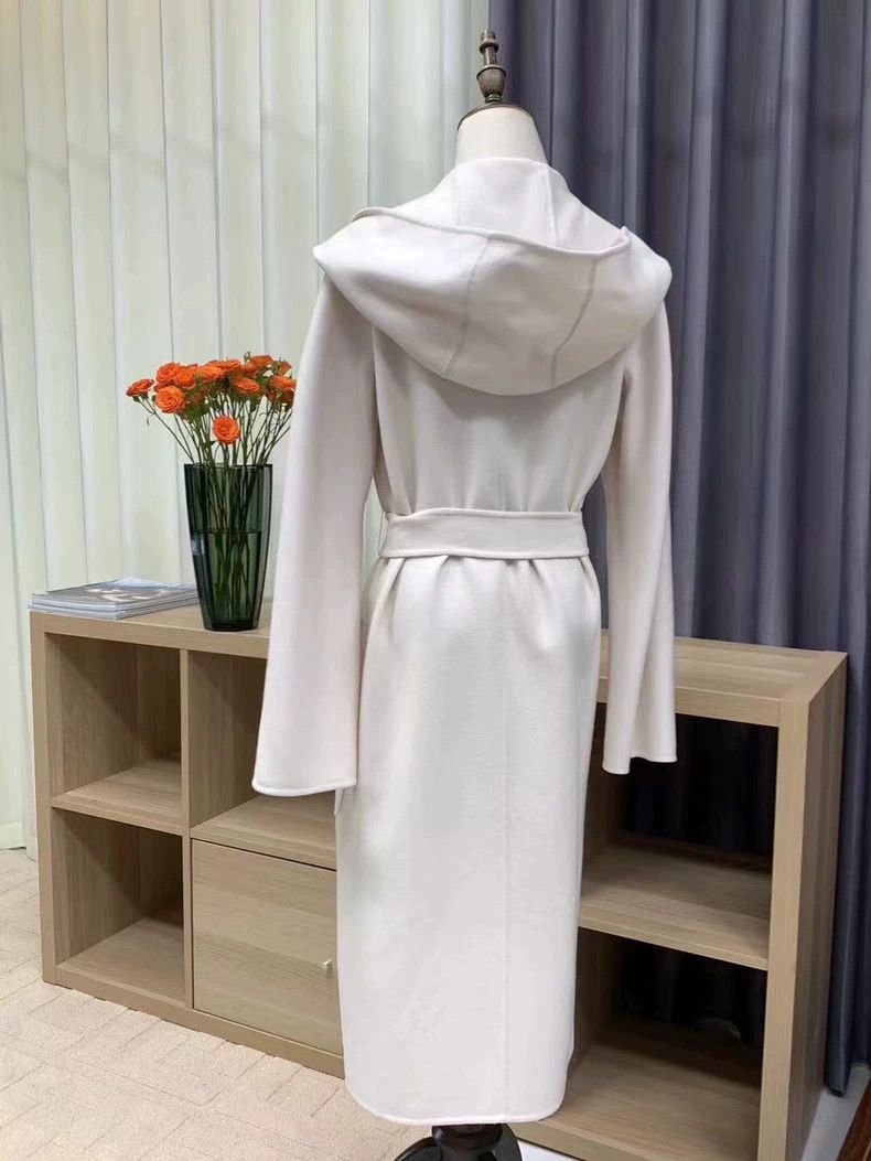 Max Mara Max Mara Classic lapel hooded cashmere coat Size M / US 6-8 / IT 42-44 - 4 Thumbnail