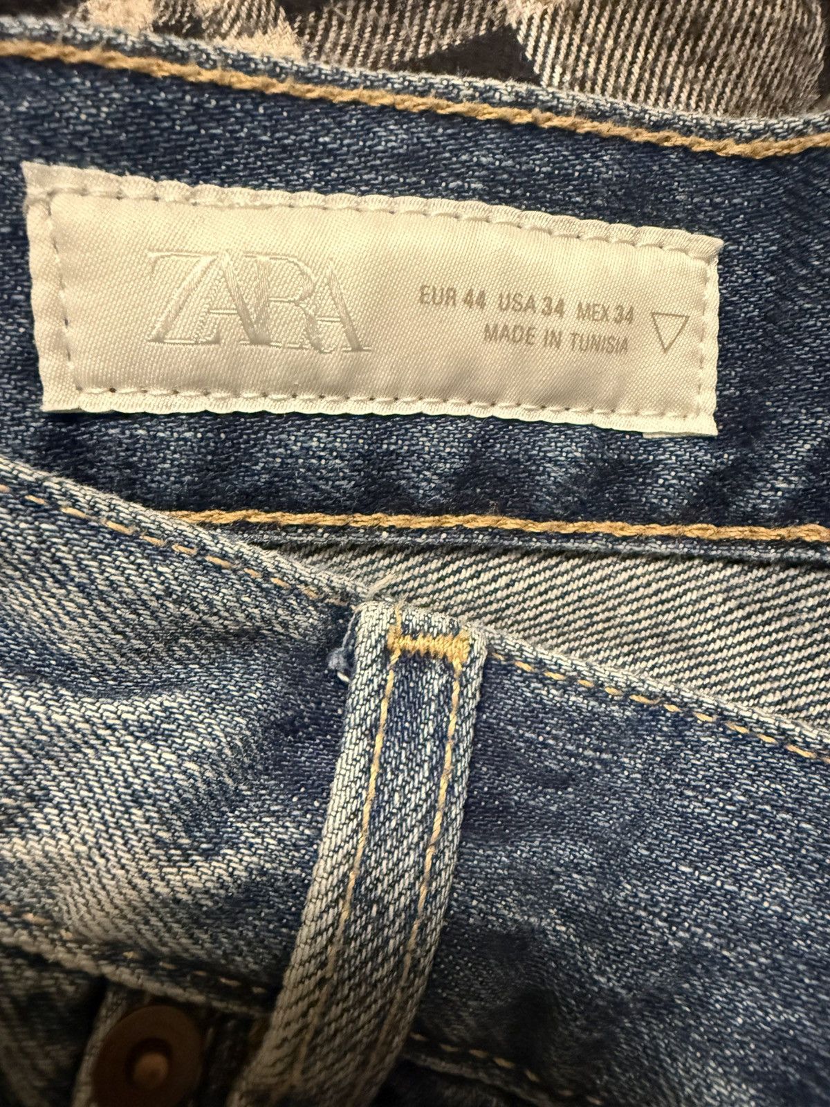 Zara Zara studded loose jeans Size US 34 / EU 50 - 3 Thumbnail